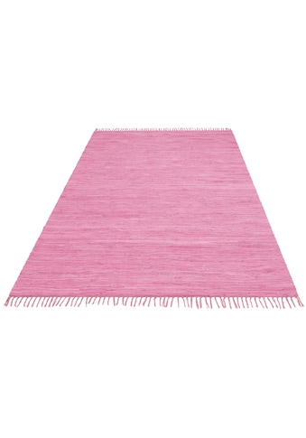 Lüttenhütt Teppich »Paul«, rechteckig, 5 mm Höhe, 100% Baumwolle, handgewebt,... kaufen