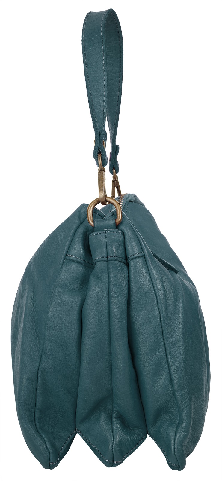 Samantha Look Umhängetasche echt Leder, Made in Italy