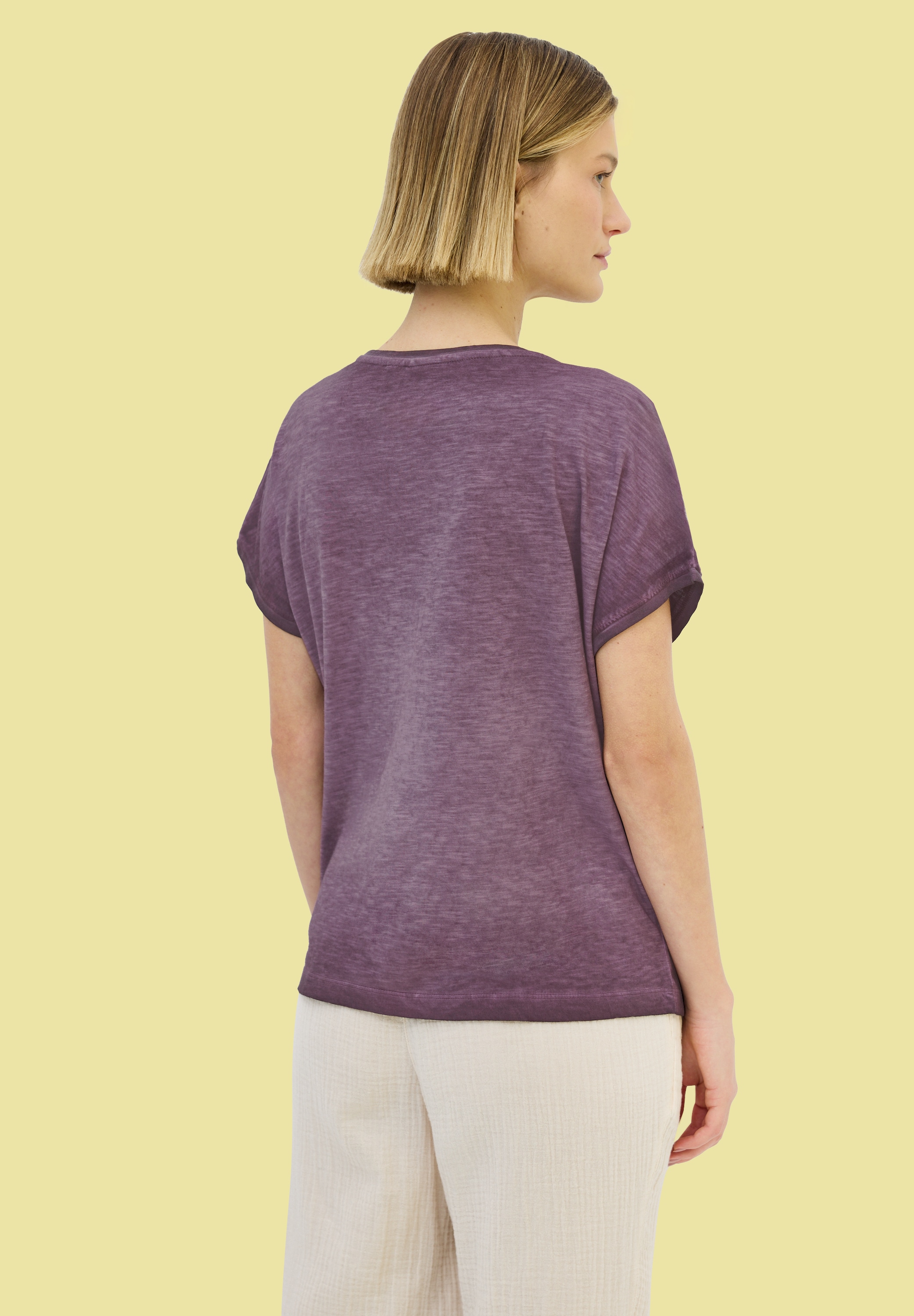 Cecil T-Shirt, mit Knopfdetails an der Schulter