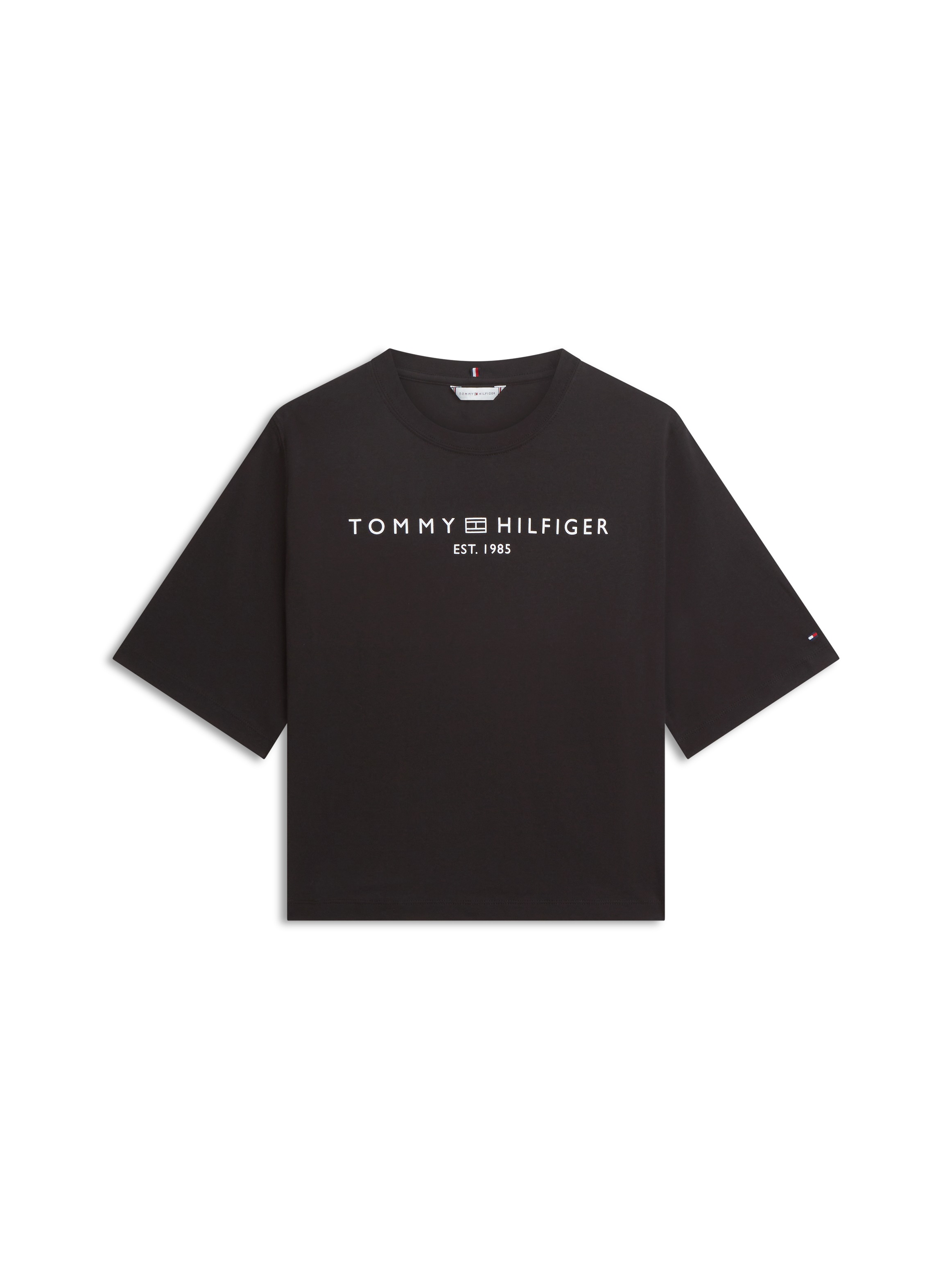 Tommy Hilfiger Langarmshirt »CORP LOGO TRAPEZE C-NK TEE«