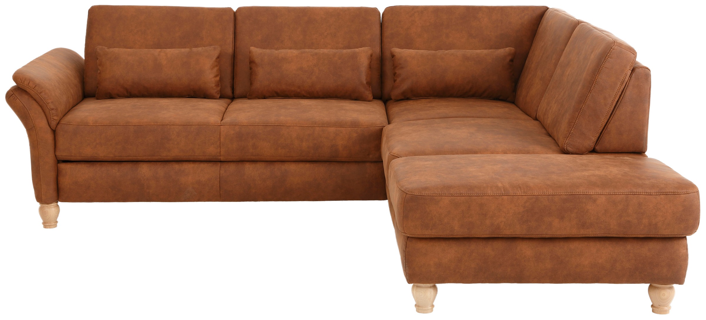 Home affaire Ecksofa »Palace L-Form«, incl. Sitztiefenverstellung, wahlweise mit Bettfunktion und Stauraum