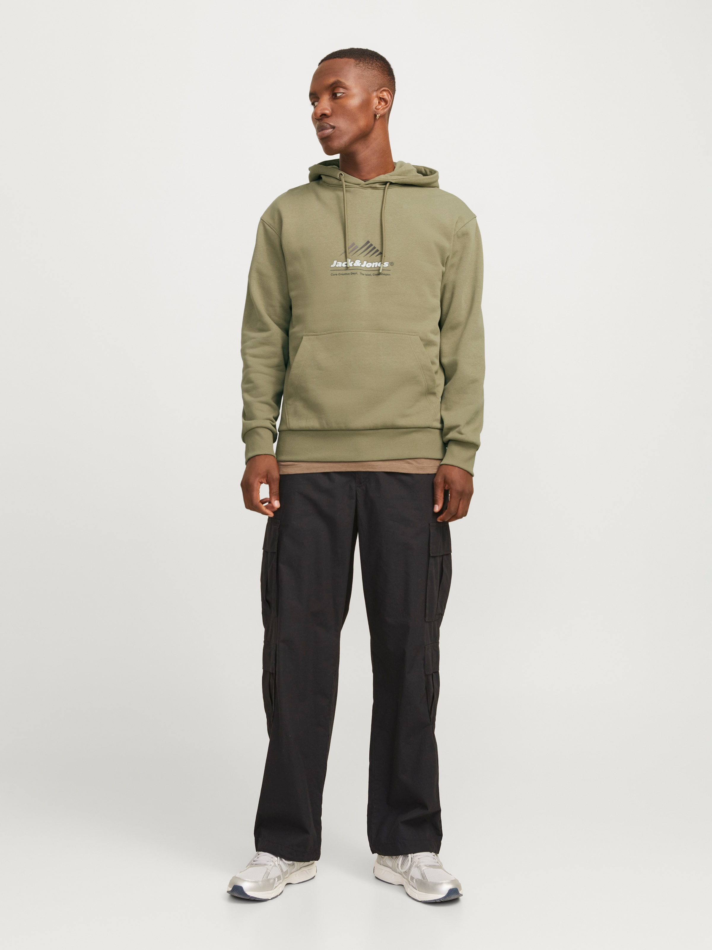 Jack & Jones Kapuzensweatshirt »JCOLIMA LOGO SWEAT HOOD BF«
