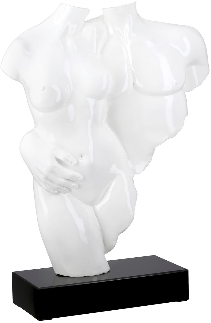 Casablanca by Gilde Dekoobjekt »Skulptur Paar Coppia weiß H. 49 cm«