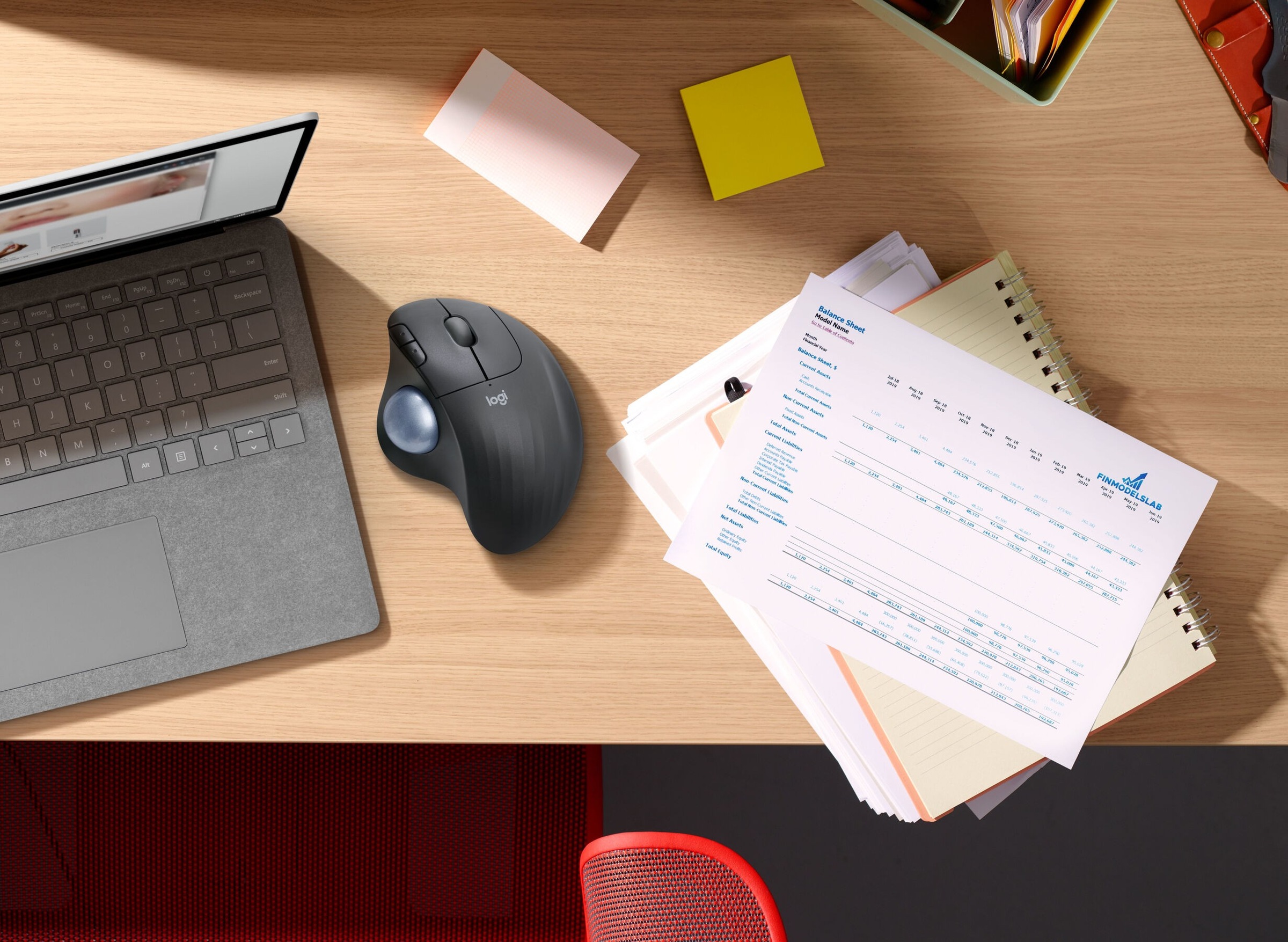 Logitech Maus »ERGO M575 for Business«