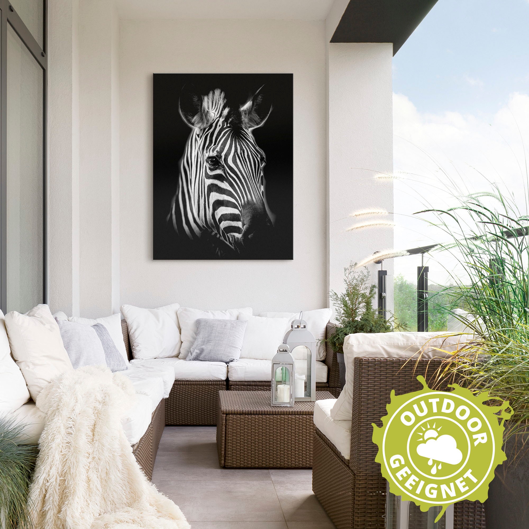 Artland Wandbild »Zebra« Zebra Bilder 1 Stk. tlg. als Alubild, Leinwandbild in verschied. Größen