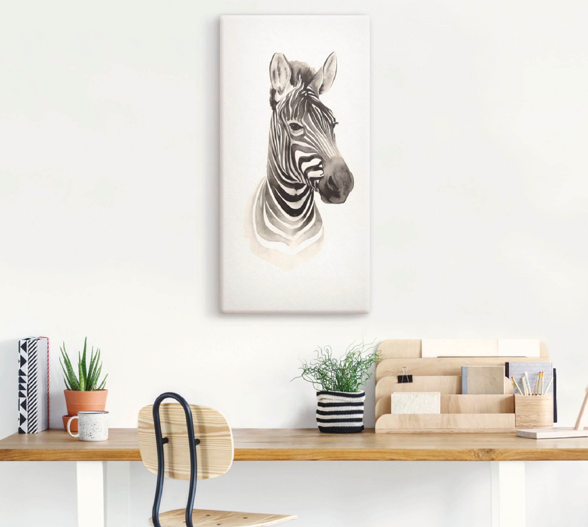 Artland Wandbild »Safari Porträt I«, Wildtiere, (1 St.), als Alubild, Outdoorbild, Leinwandbild, Wandaufkleber, versch. Größen