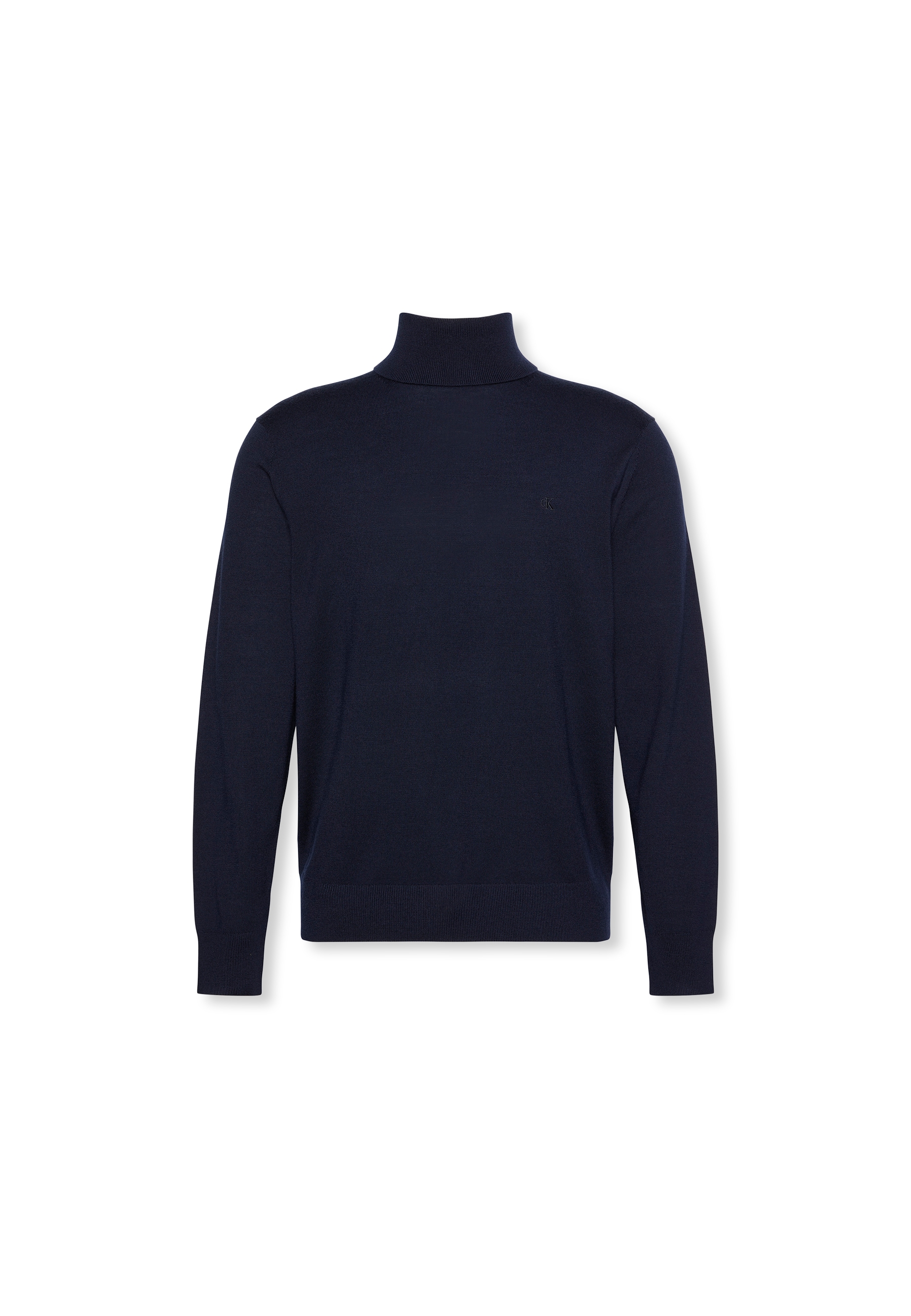 Calvin Klein Rollkragenpullover »LS 100% MERINO T-NECK 14GG«, Mit Rundhalsausschnitt, regular fit
