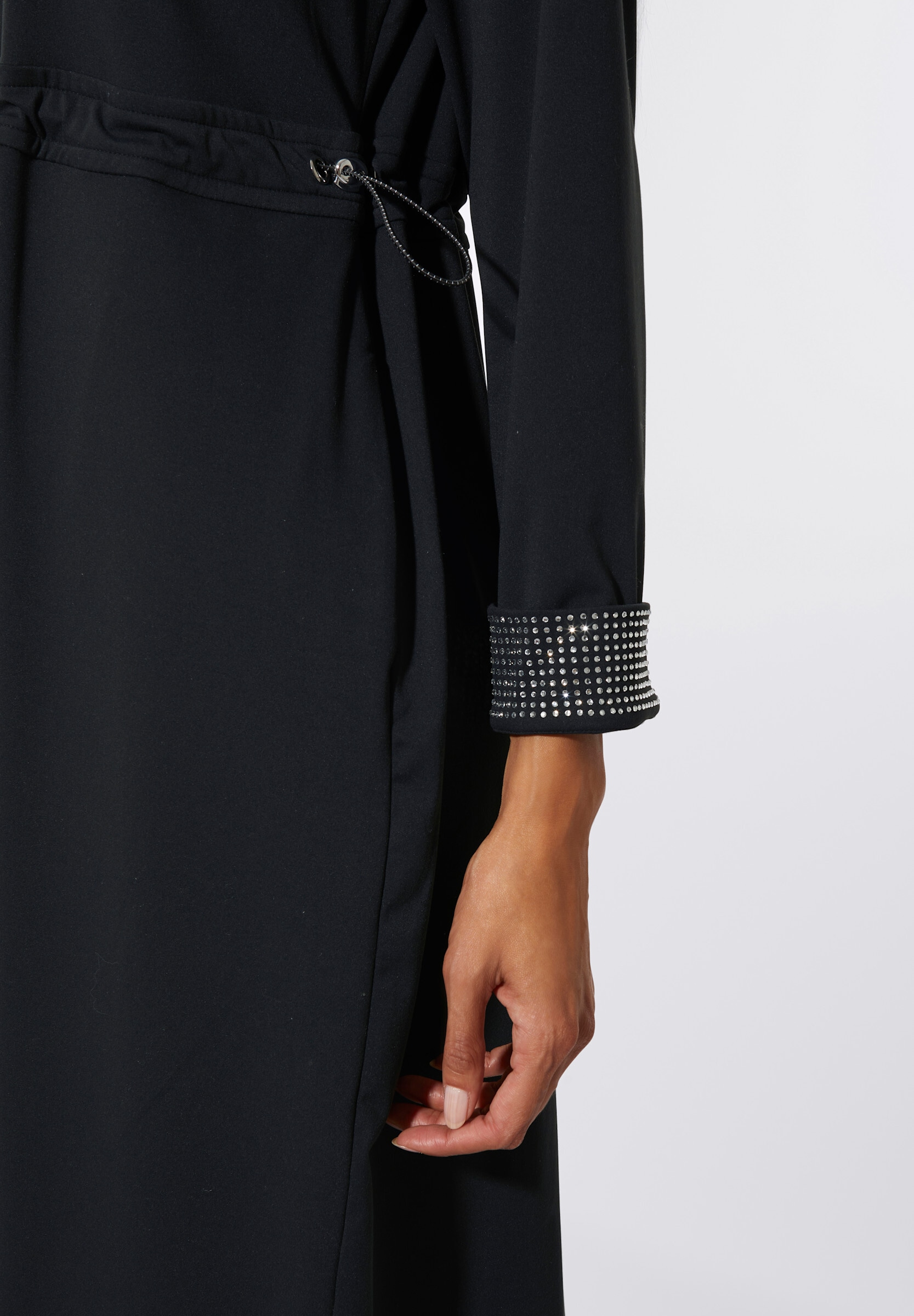creation L Polokleid »Jersey-Kleid Polokleid mit Weitenregulierung auf Taillenhöhe«