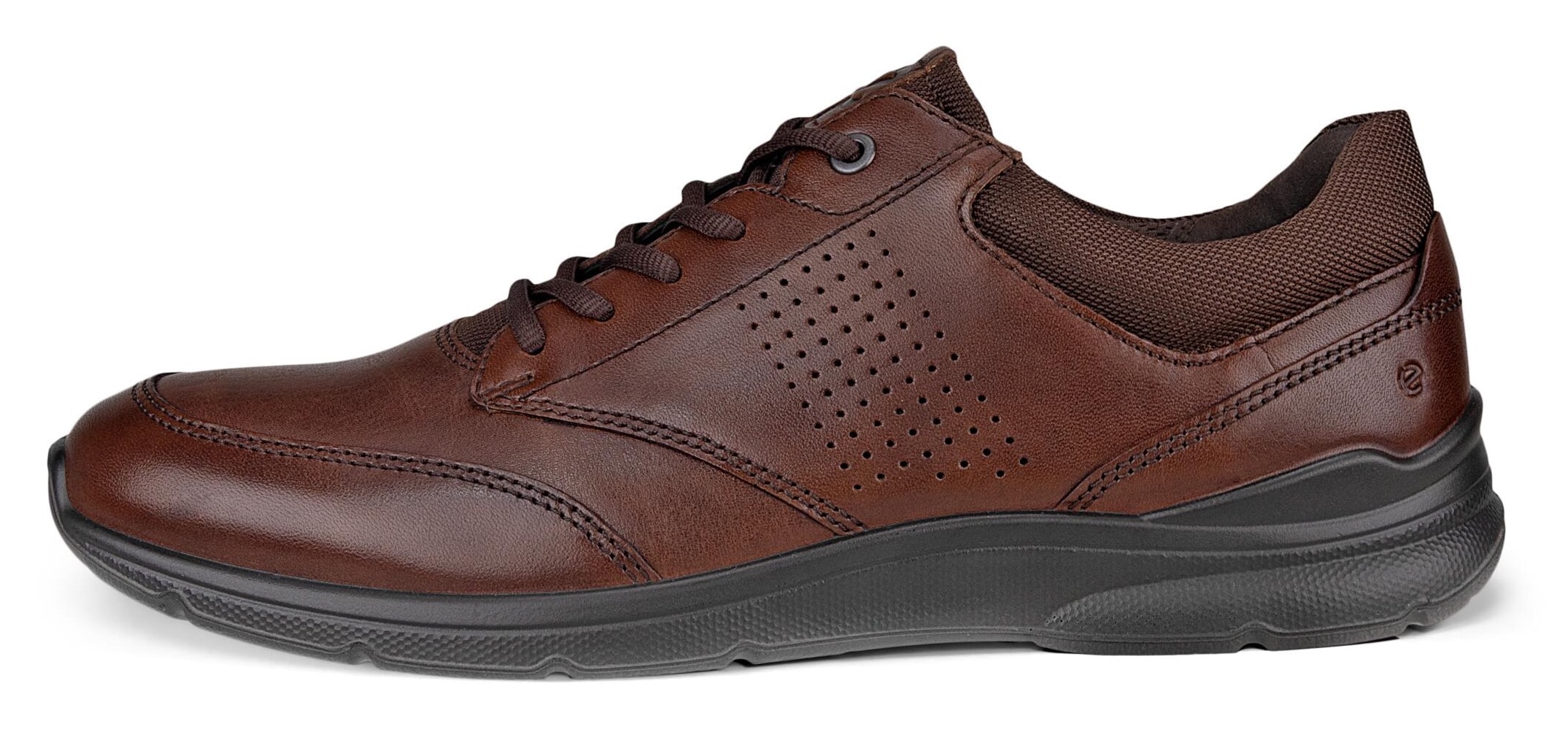 Ecco Schnürschuh »Irving«  , Freizeitschuh, Halbschuh, Schnürschuh mit gepolstertem Schaftrand