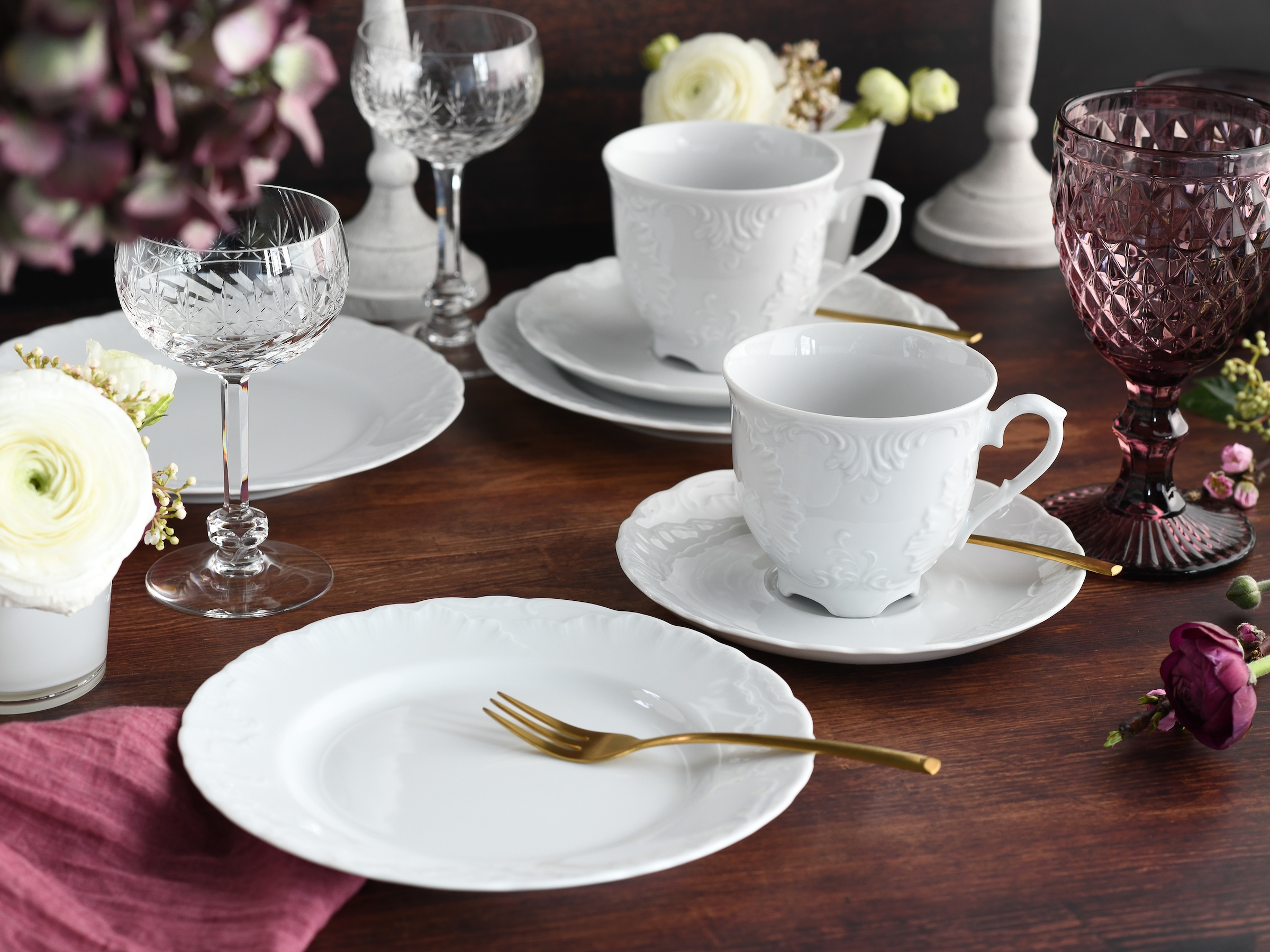 CreaTable Kombiservice »Rokoko, Service 30-tlg.« Daily Use, Zeitlos