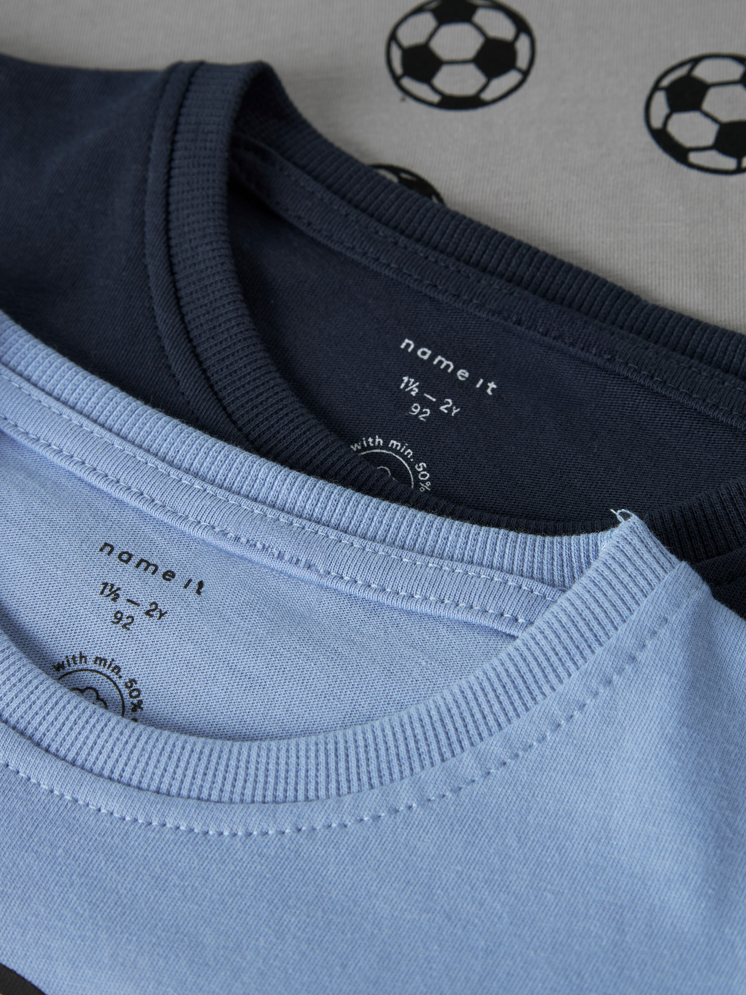 Name It Langarmshirt »NMMNIKO 3P LS TOP« Packung, 3 Stk.