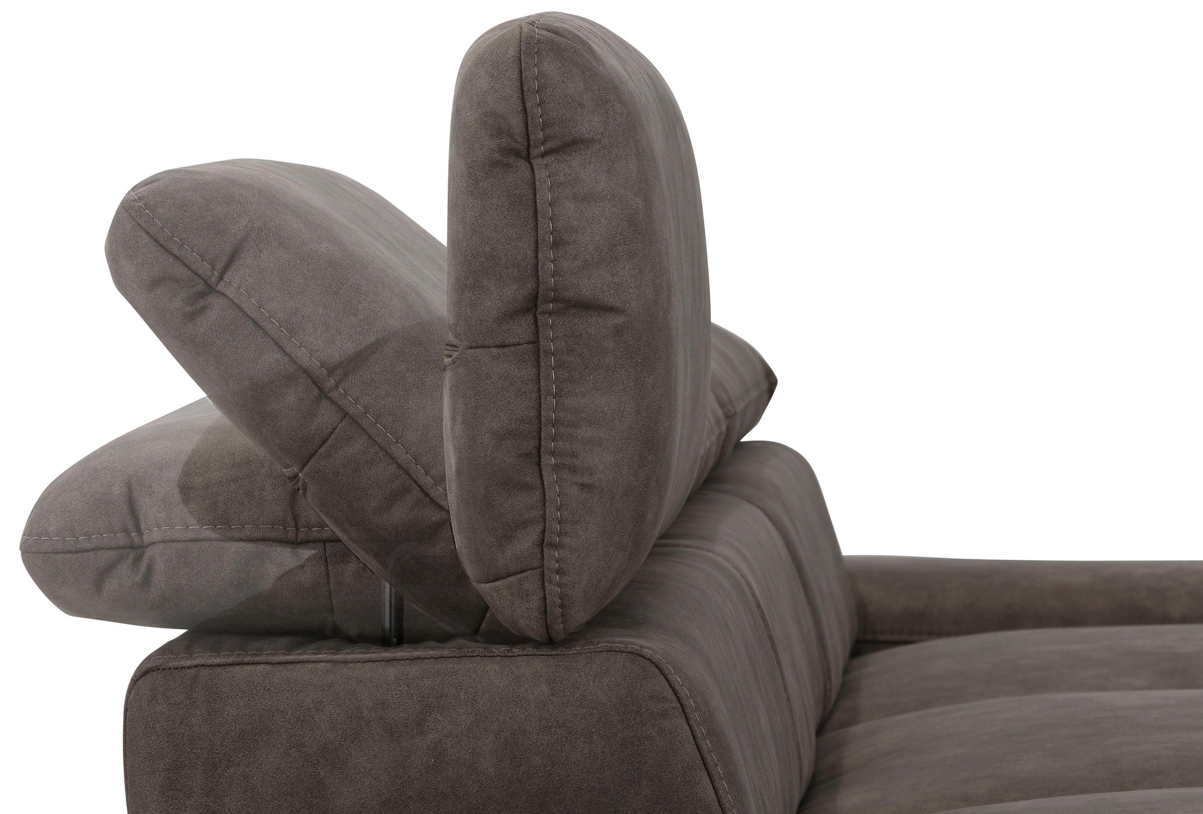 Home affaire Ecksofa »Alberto L-Form«, mit Kopfteilverstellung, wahlweise mit Bettfunktion