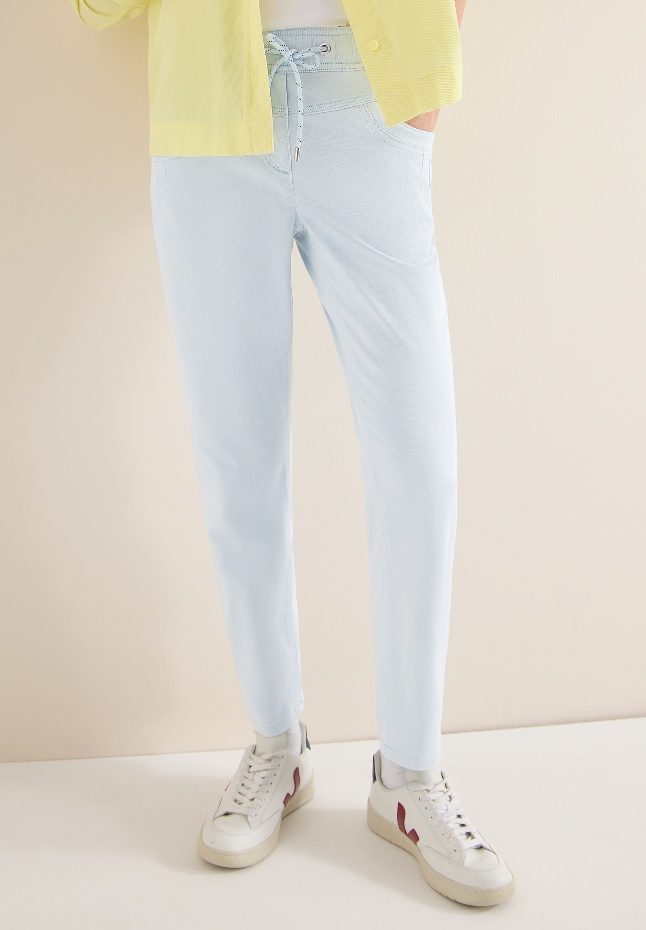 Cecil Stoffhose »Style Tracey«  mit elastischem Bund und Kordelzug