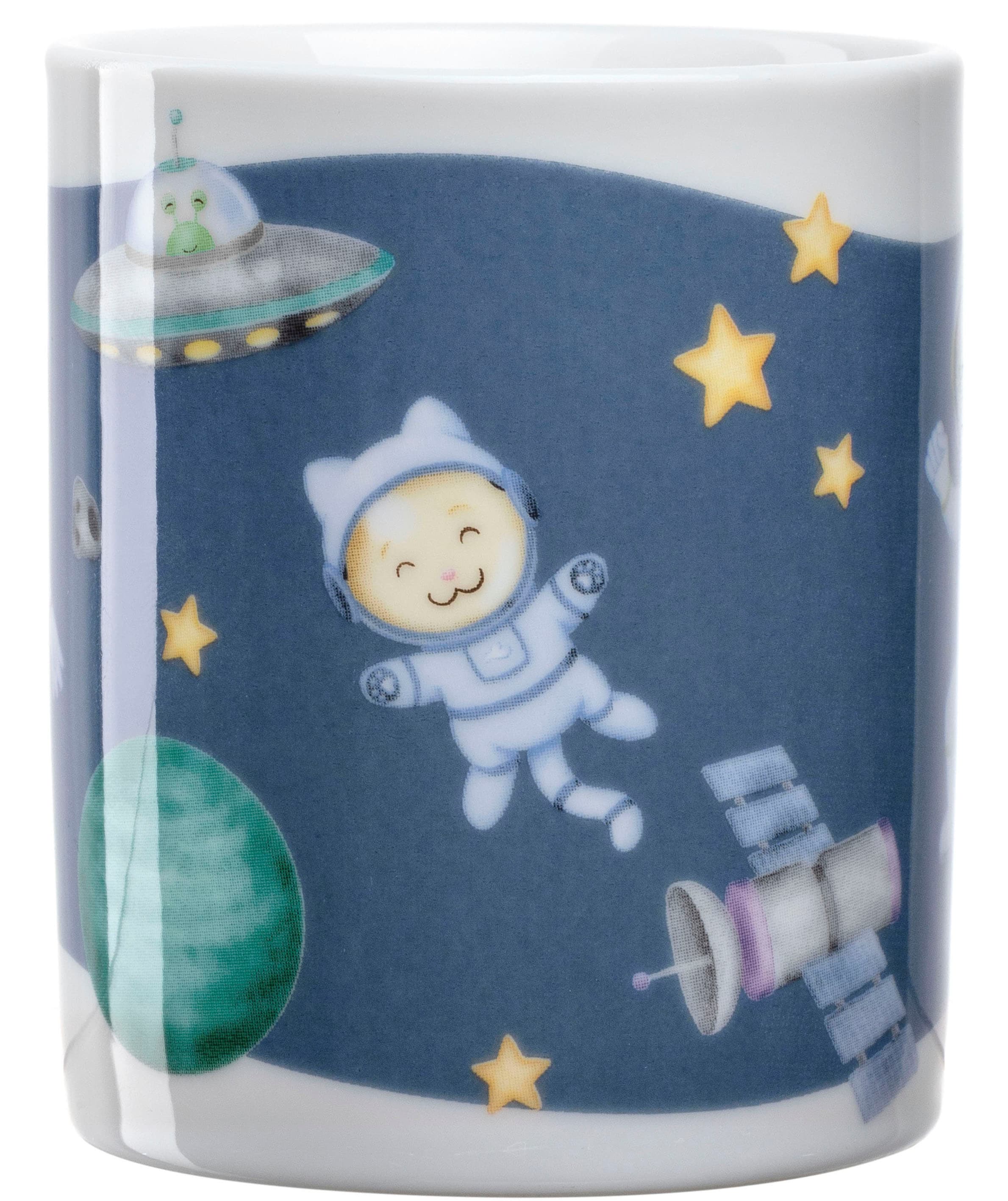 LEONARDO Kindergeschirr-Set »BAMBINI AVVENTURA«, (Set, 3 tlg.), Weltall