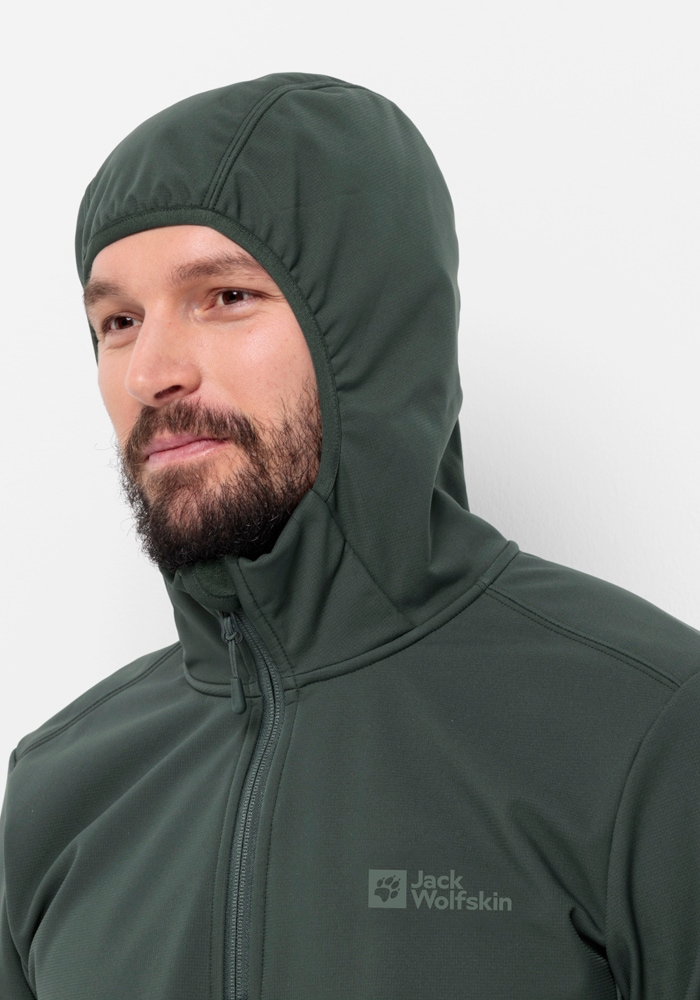 Jack Wolfskin Softshelljacke »BORNBERG HOODY M«, mit Kapuze