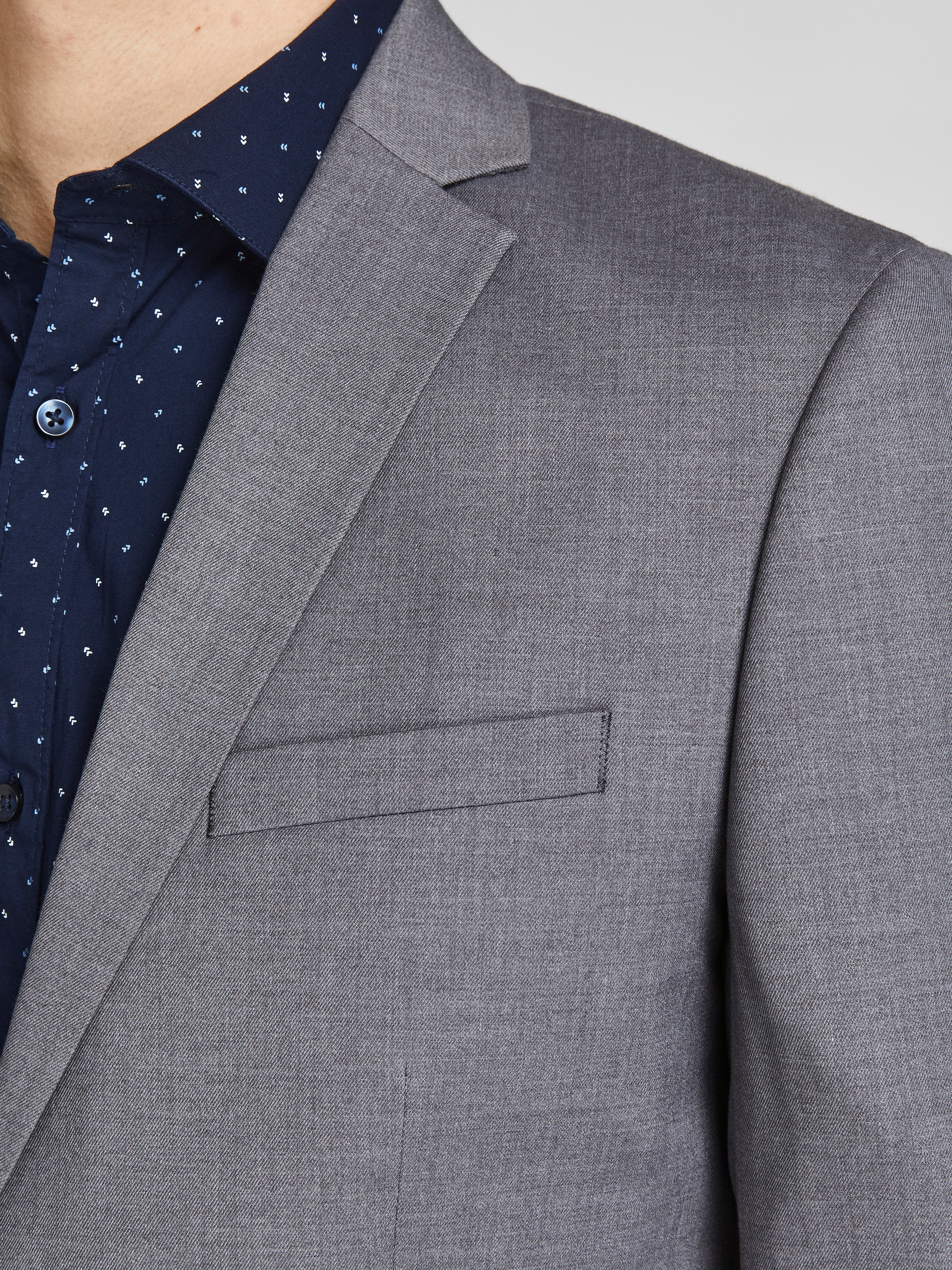 Jack & Jones Sakko »JPRFRANCO  Blazer mit 2-Knopf-Form und extra schmalem Schnitt« unifarben, modisch, slim fit, Kunstfaser