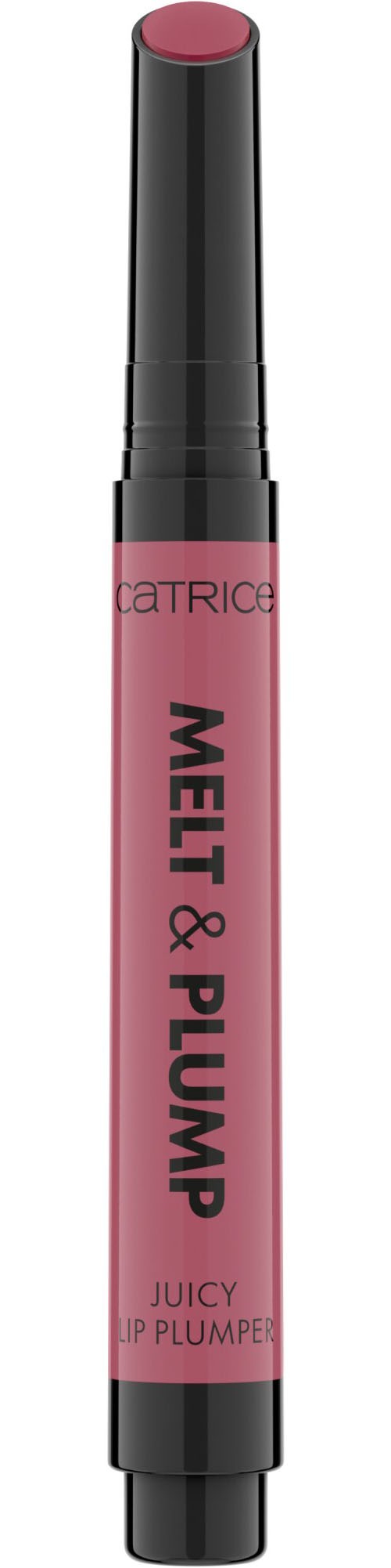 Catrice Lippenbalsam »Melt & Plump Juicy Lip Plumper« Sorgt für Glanz und Volumen, weiche Textur, kühlend durch Menthol.