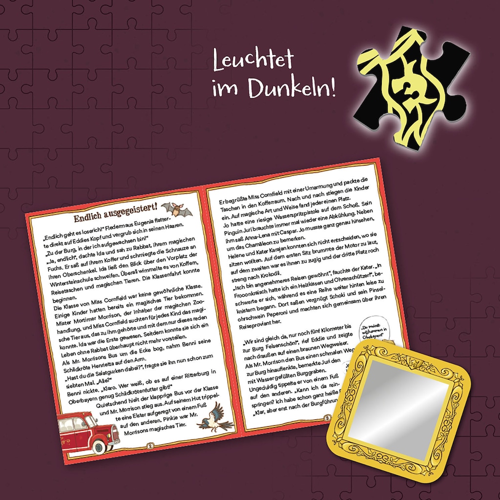 Kosmos Puzzle »Story Puzzle: Die Schule der magischen Tiere, Endlich Ausgegeistert!«