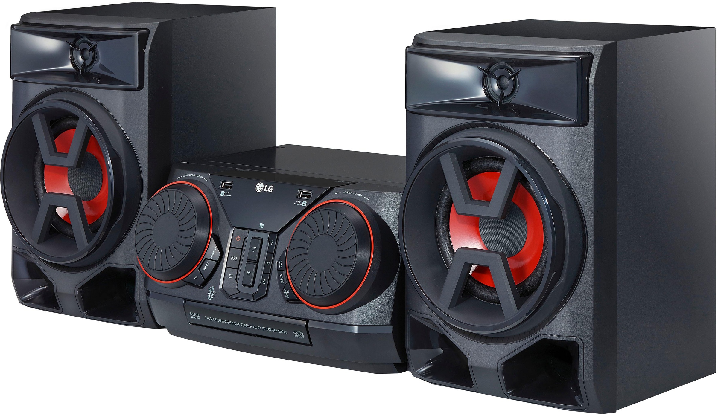 »CK43« Stereoanlage (FM-Tuner mit RDS, 300 Watt)