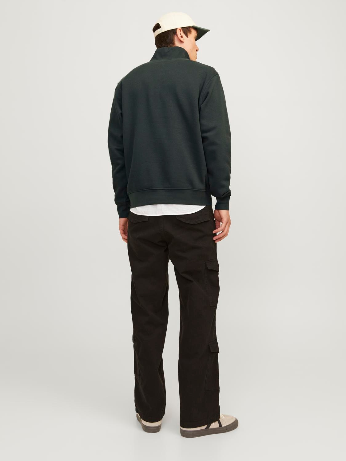 Jack & Jones Sweatshirt »JORVESTERBRO SWEAT QUARTER ZIP HN NOOS«, im Troyer-Look