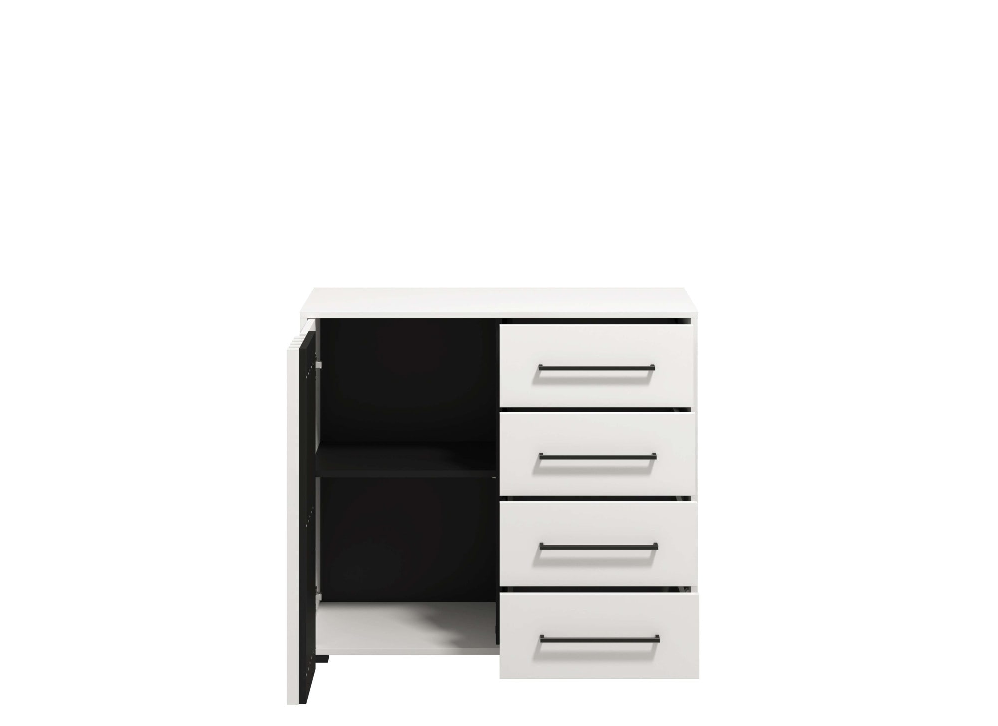 INOSIGN Kommode »Ascalon Sideboard, Breite 138 oder 93 cm, mit ABS Schutzkanten«, 3D Optik durch Lamellen/ Paneele, FSC-zertifizierter Holzwerkstoff