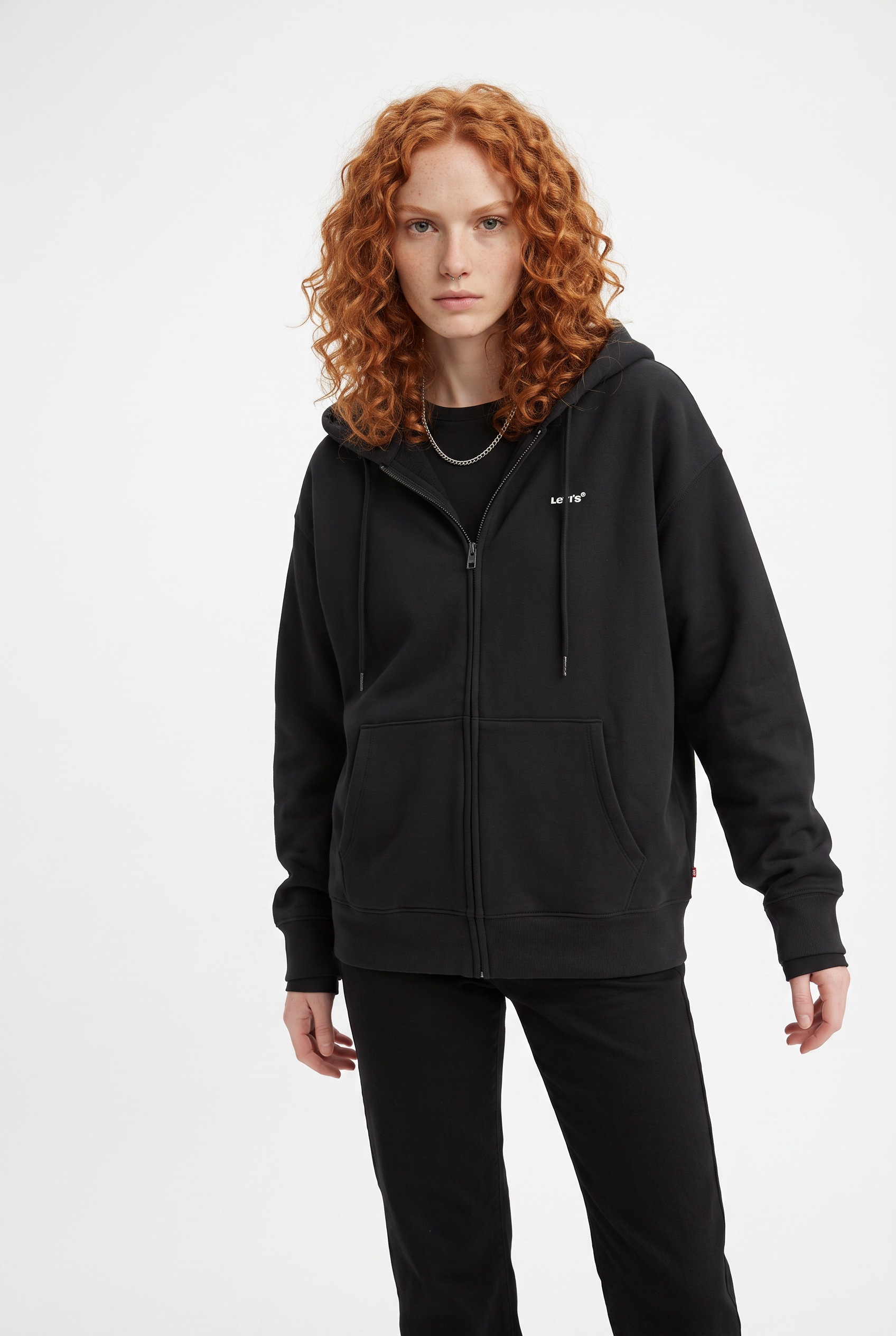 Levi's® Kapuzensweatjacke »EVERYDAY ZIP HOODIE« mit Logo Stickerei