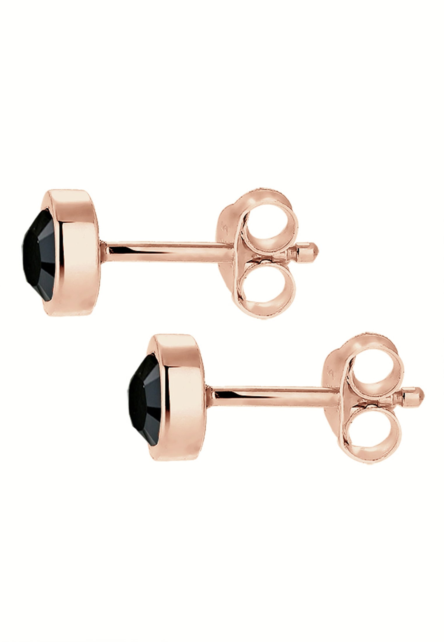Elli Paar Ohrstecker »Ohrringe Basic Black Kristalle 925 Silber«