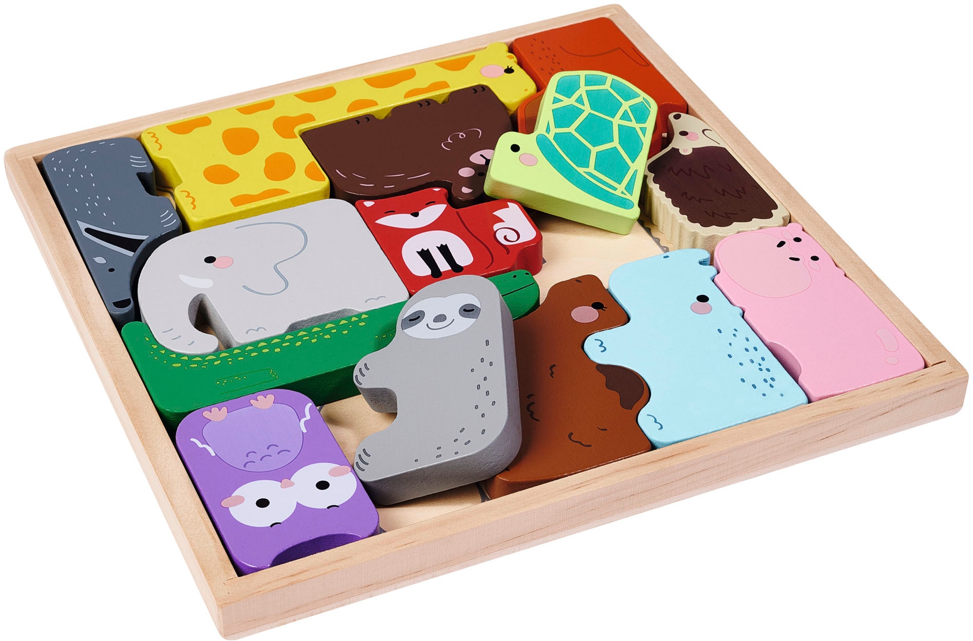 Lernspielzeug »Tierset in Holzbox«
