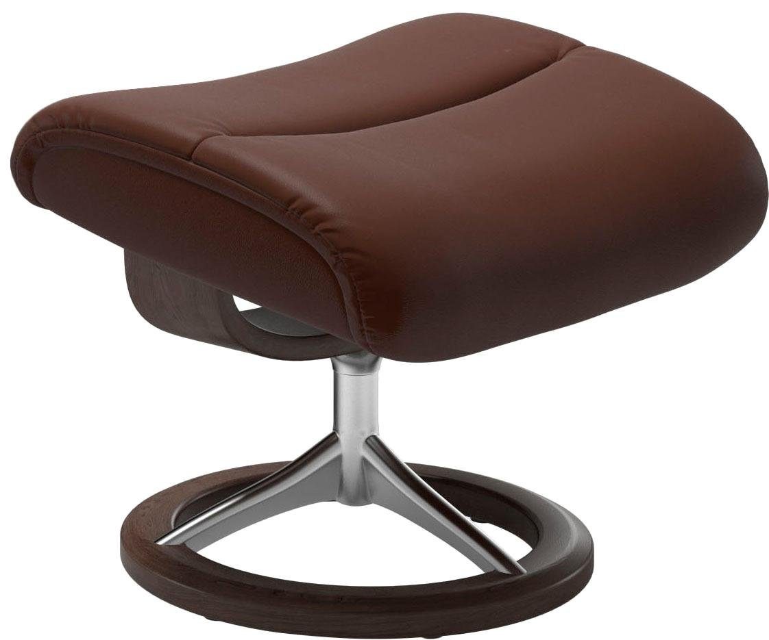 Stressless® Relaxsessel »View« Set, Relaxsessel mit Hocker,  mit Signature Base, Größe S,Gestell Wenge