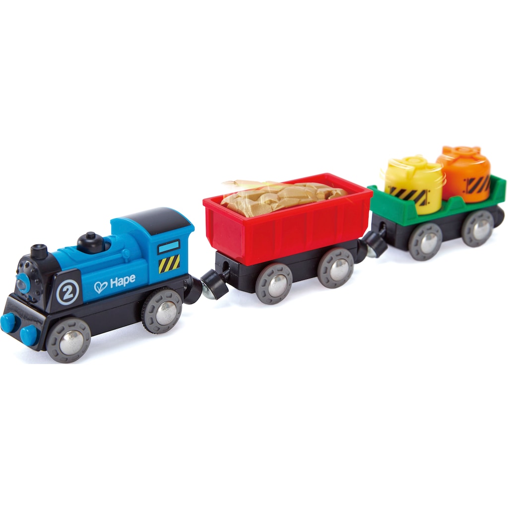 Hape Spielzeug-Eisenbahn »Güterzug mit Batterieantrieb«