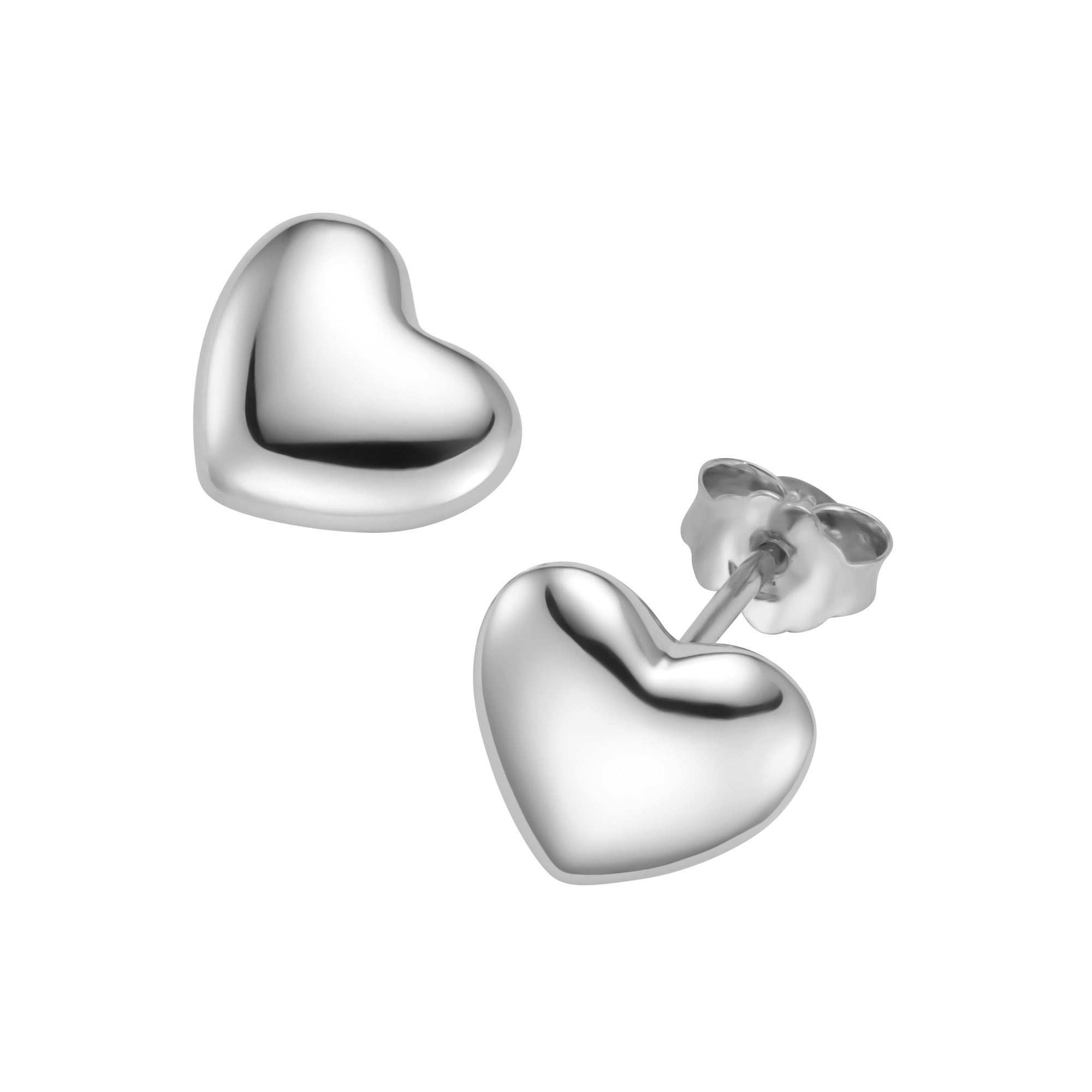 Firetti Paar Ohrstecker »Schmuck Geschenk Silber 925 Ohrschmuck Ohrringe Herz«