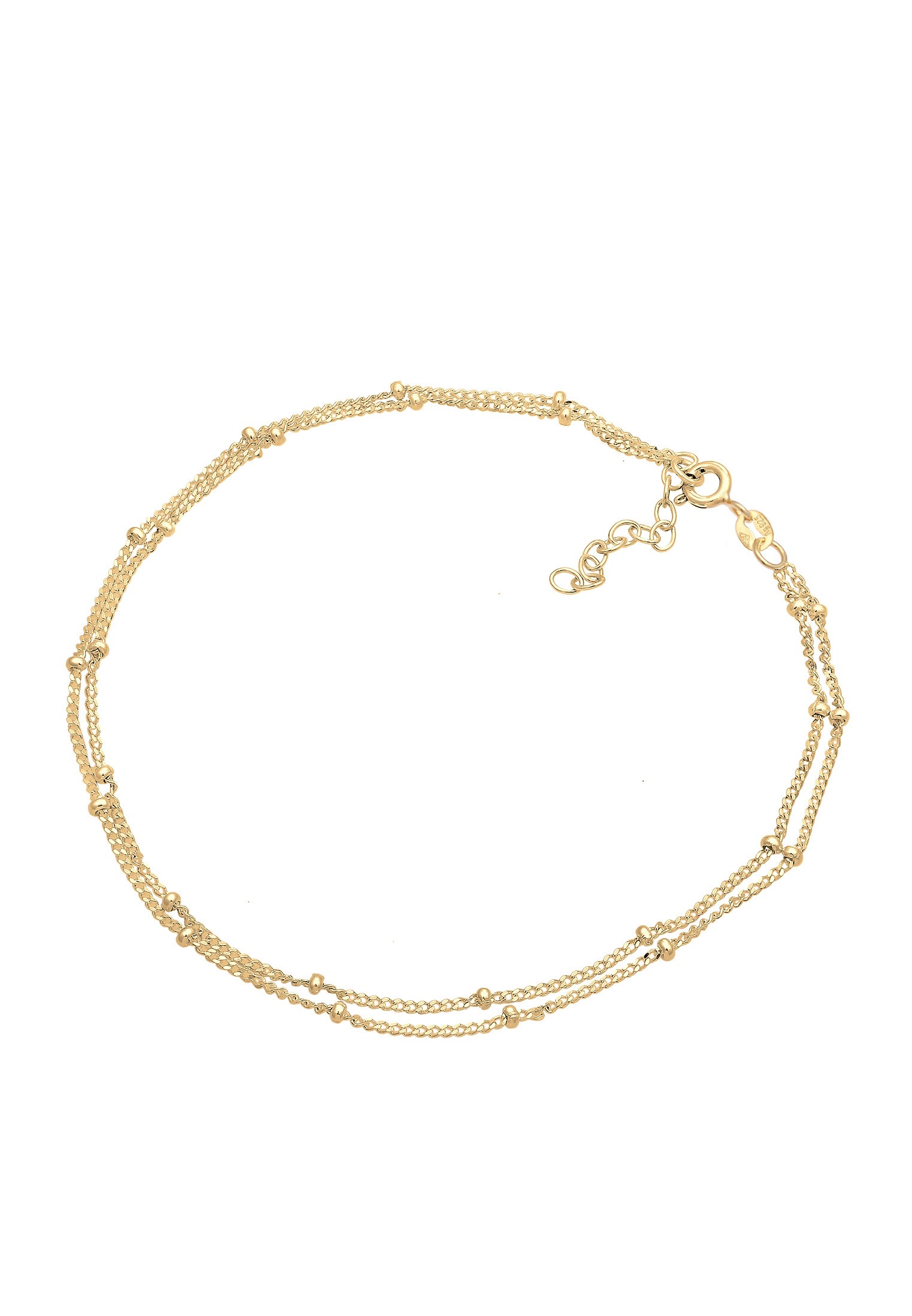 Elli Fußkette »Fußschmuck Fußkette mit Kugeln zeitlos 925 Silber«