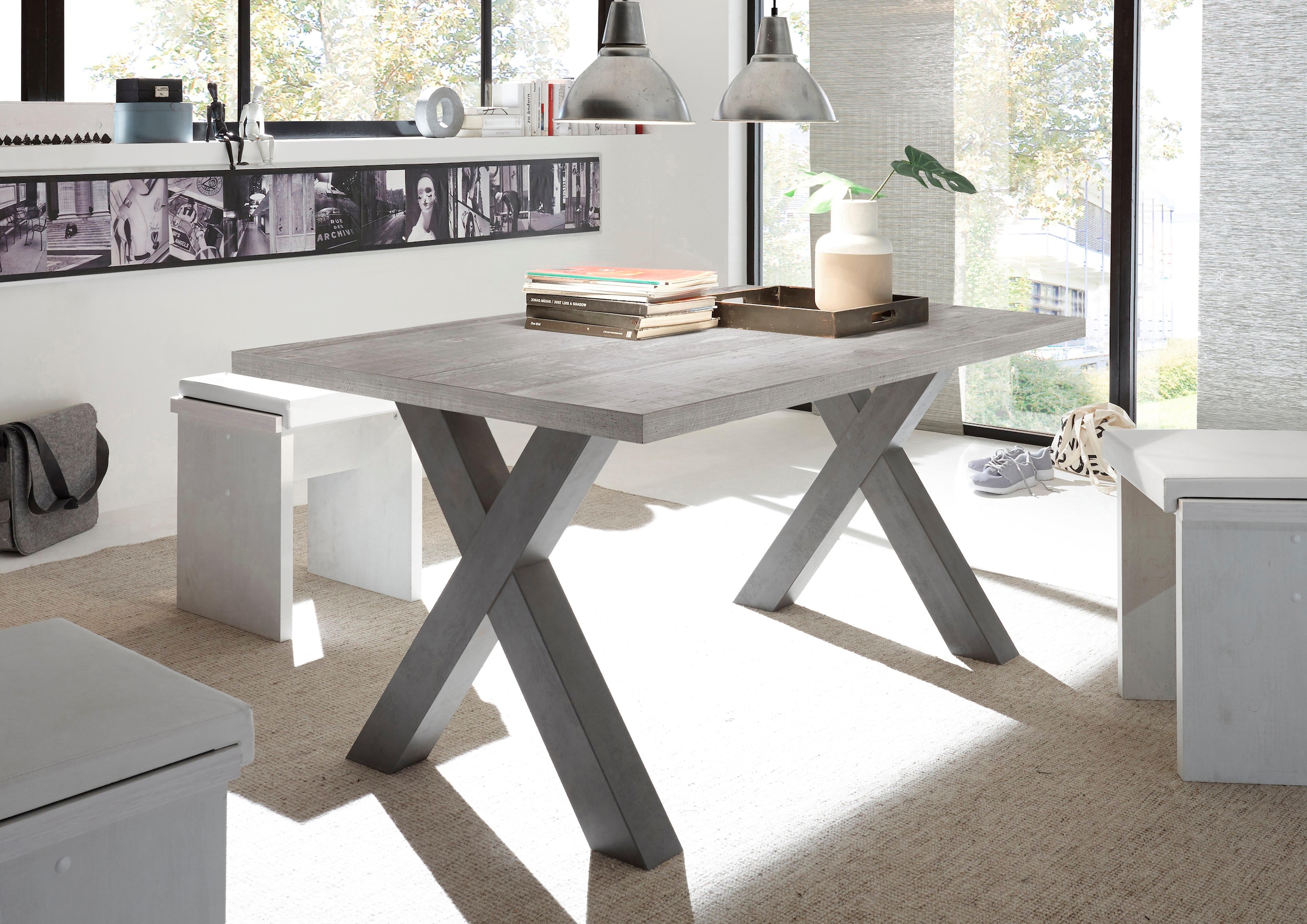 Mäusbacher Esstisch »Mister, TOPSELLER!« OTTOS Choice,  Gestell in  X-Form