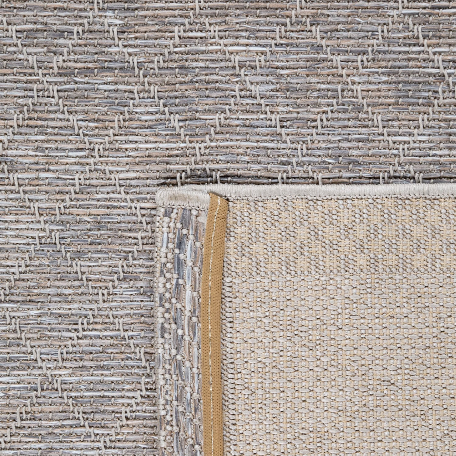 Paco Home Teppich »Vancouver 163«, rechteckig, 4 mm Höhe, Flachgewebe, Rauten Muster, meliert, Bordüre, Outdoor geeignet