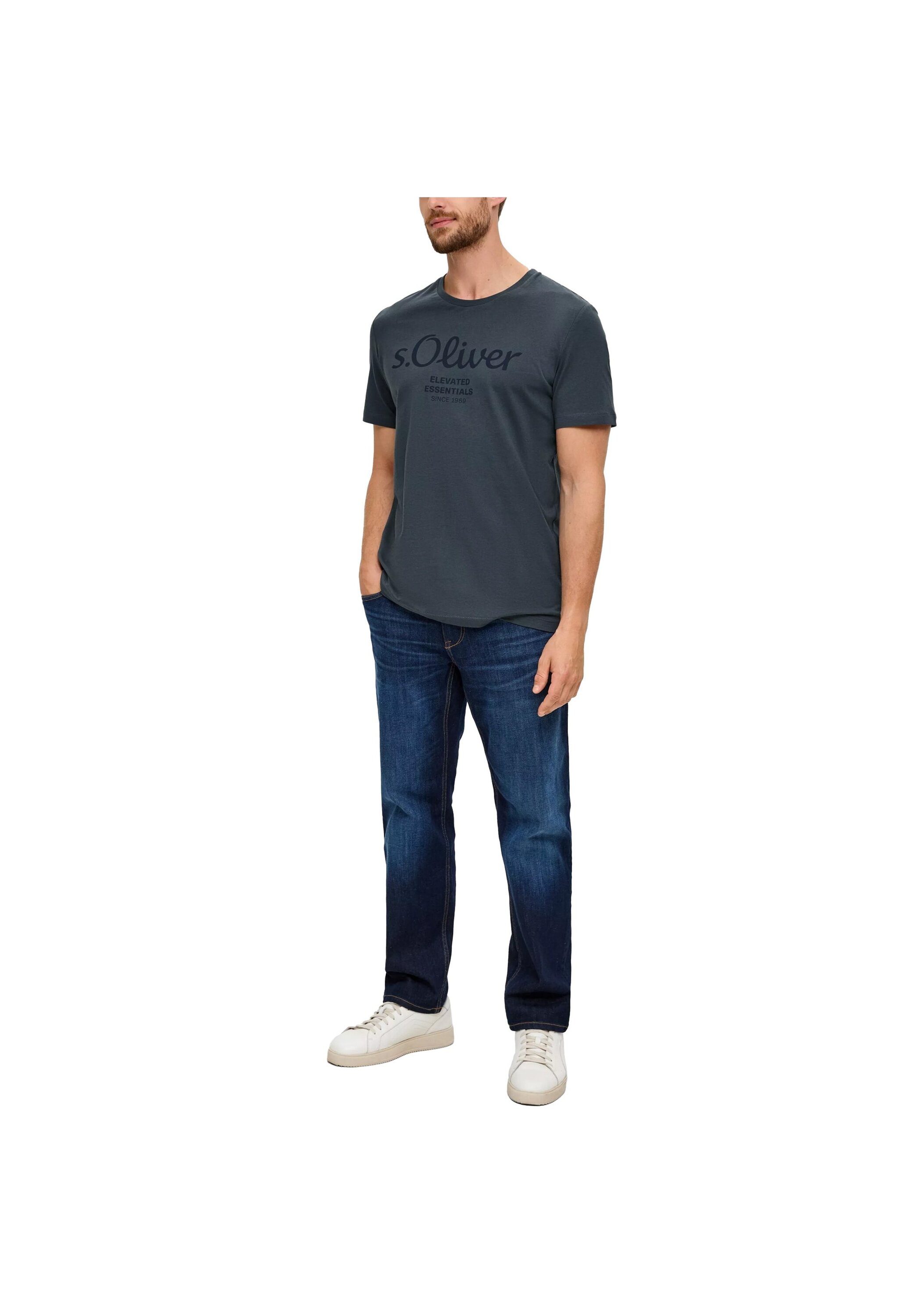 s.Oliver T-Shirt »T-Shirt Logo T-Shirt 1er Pack«
