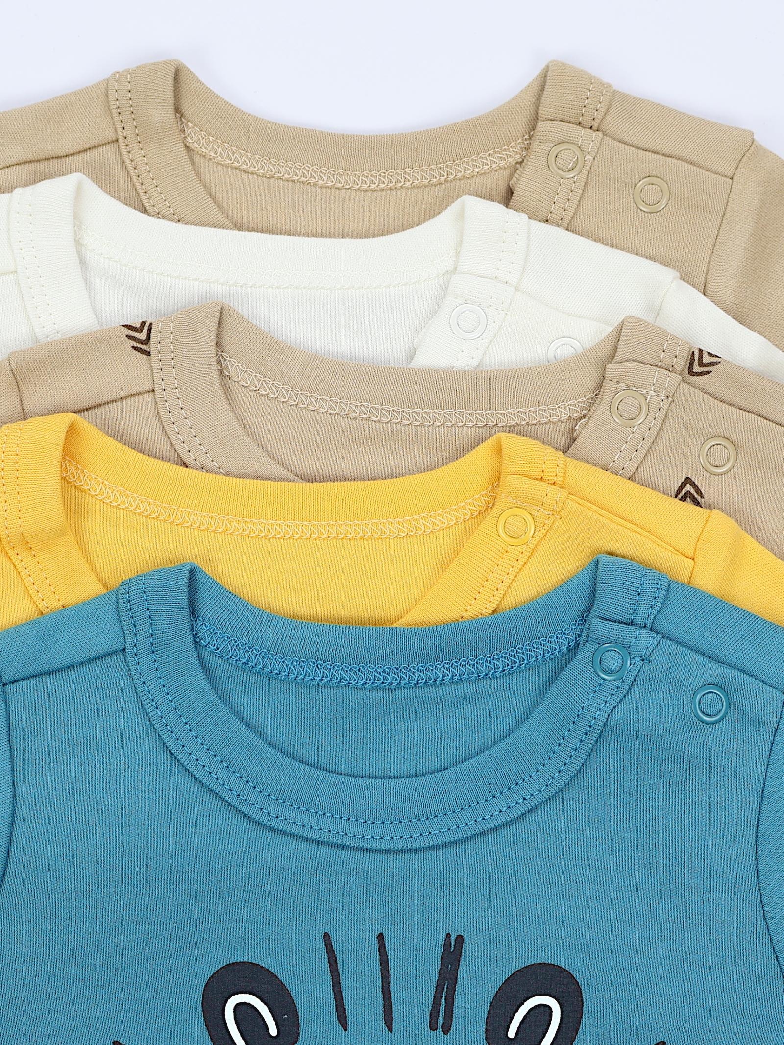 TupTam Langarmshirt »Shirt Baby Jungen Langarmshirt 5er Set«