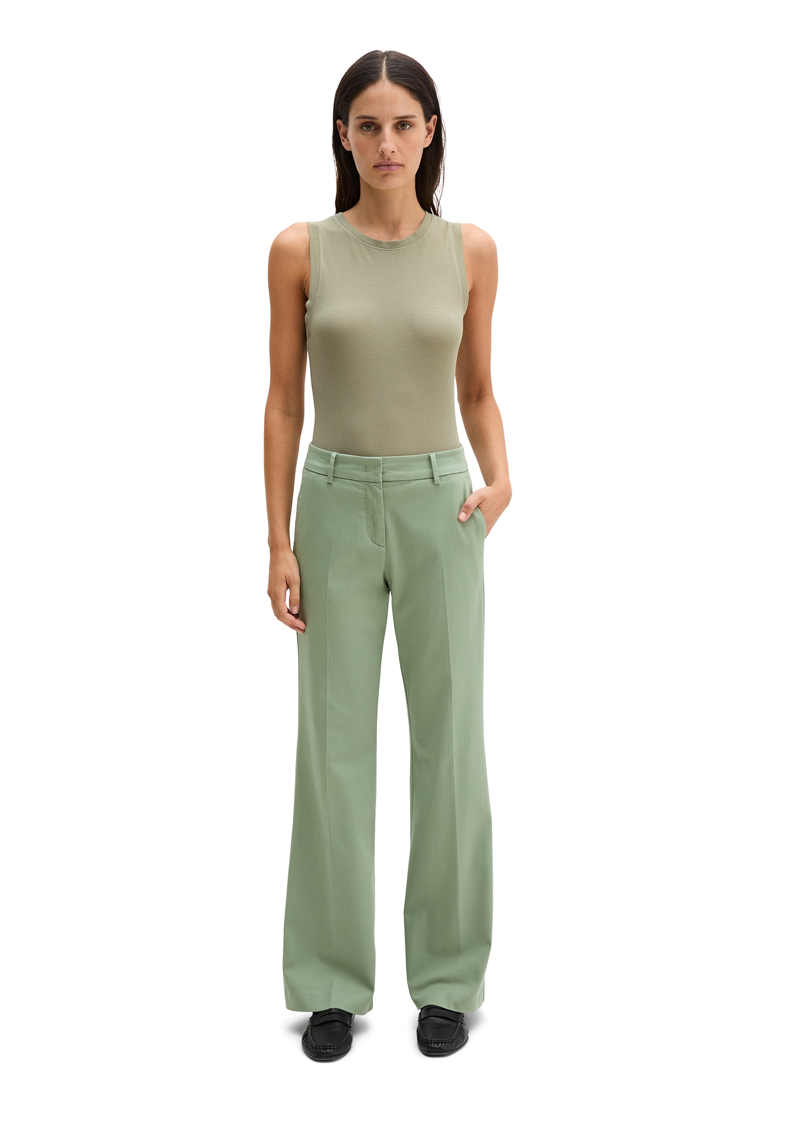 Marc O'Polo Stretch-Hose »MARTHE Flared«  Model MARTHE flared fit, superstretch, mid waist