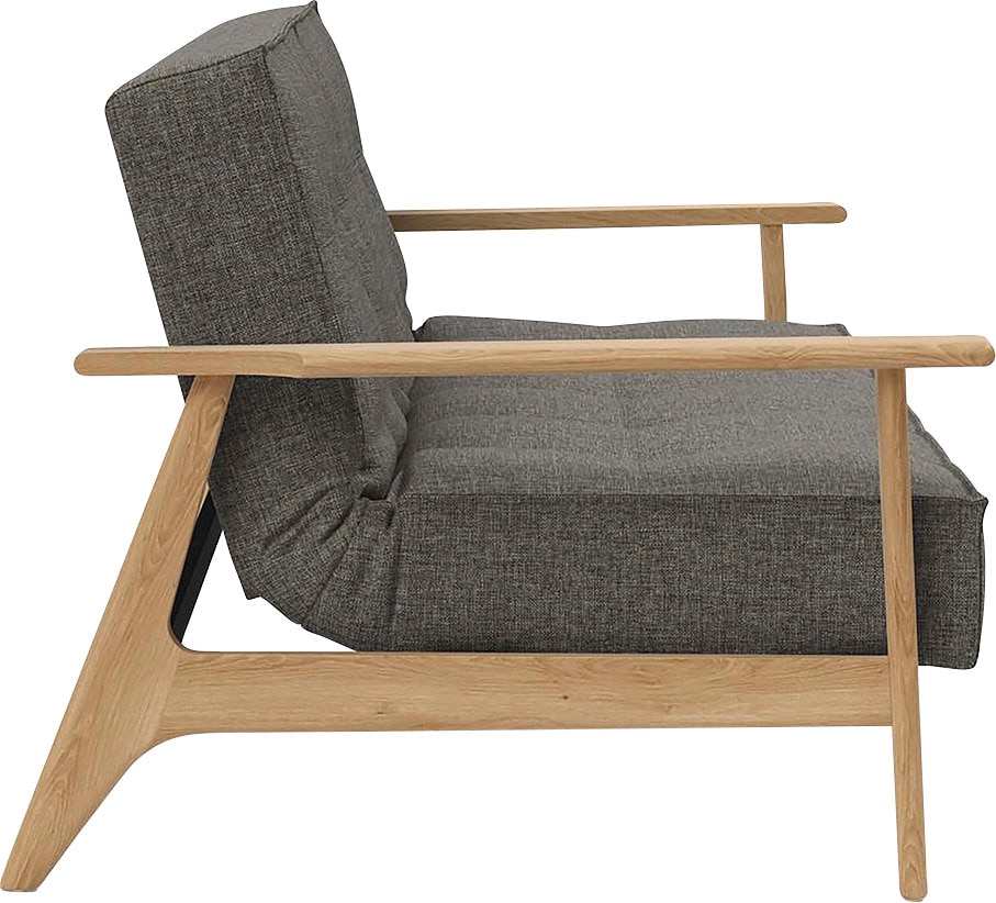 INNOVATION LIVING ™ Schlafsofa »Splitback Frej, Dauerschlafsofa, bequem mit Federkernunterfederung«, mit stabilen Armlehnen, in skandinavischem Design