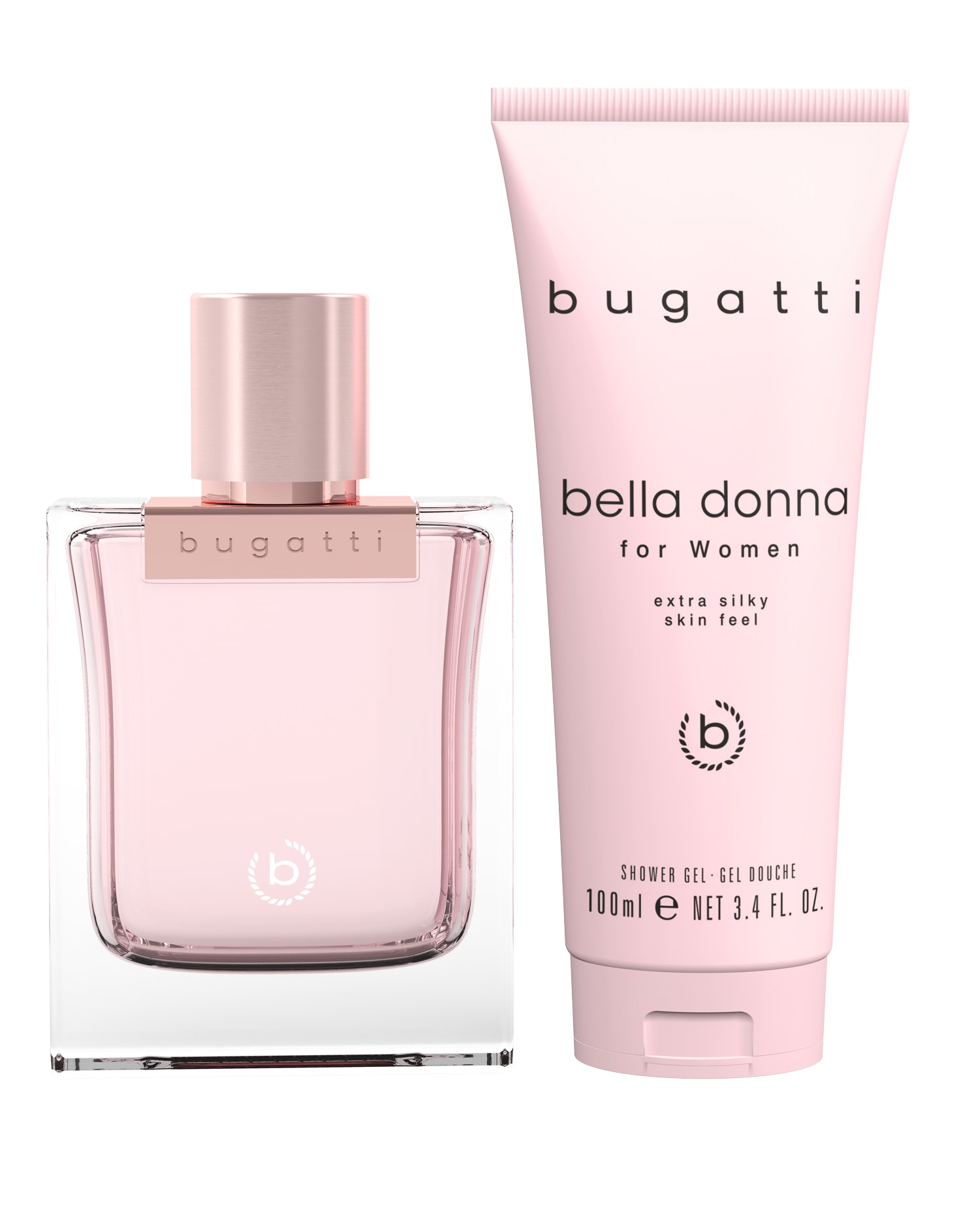 bugatti Duft-Set »BELLA DONNA« Set, 3 Kulturbeutel Set 60ml EdP + 100ml Shower Gel
