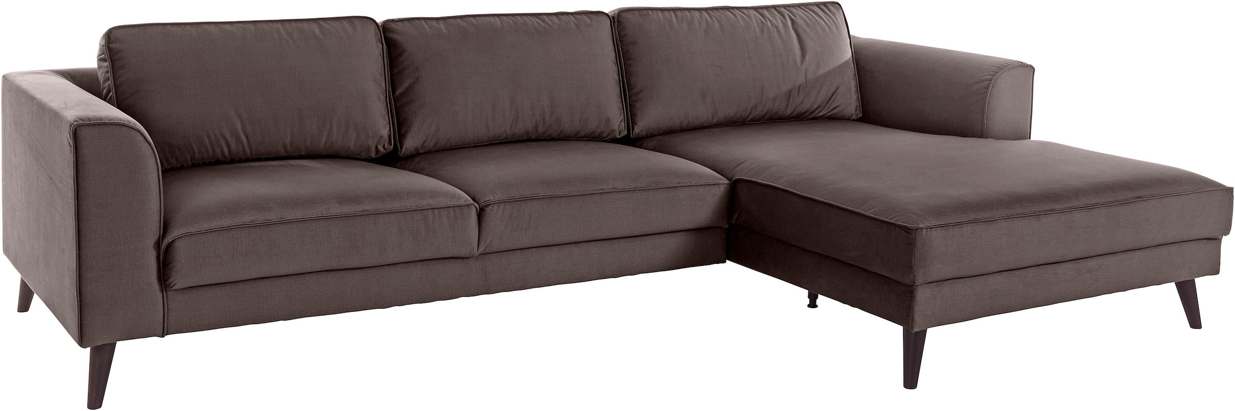 INOSIGN Ecksofa »Lumber Jack, elegant und bequem, Breite 280, hoher Fuß, L-Form«, in moderner Optik