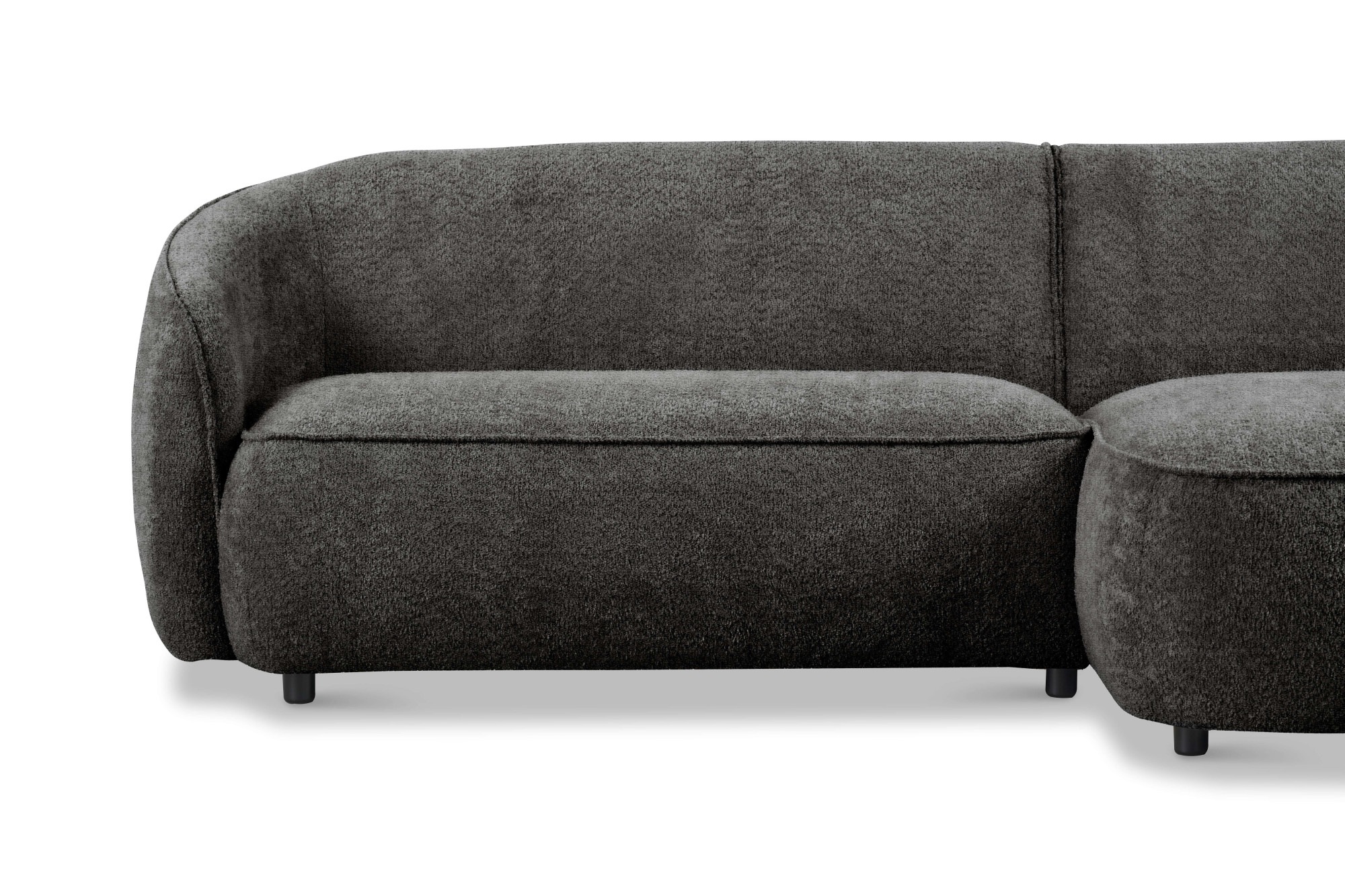 INOSIGN Ecksofa »Cosigo«, Breite 246 cm, 2 Chenille-Stoffe zur Auswahl, mit Kaltschaum
