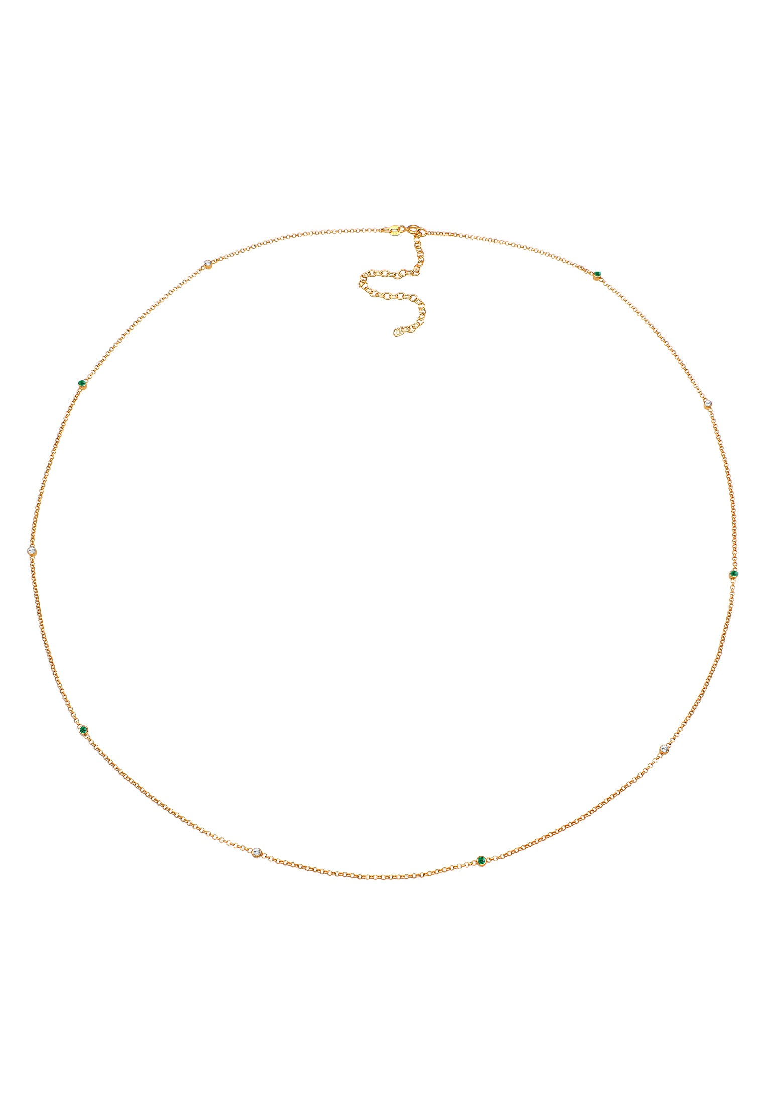Elli Bauchketten und Fußketten Set »Schmuckzubehör Taillenkette Body Chain Kugelkette 925 Silber, mit Kristallen von Swarovski®«