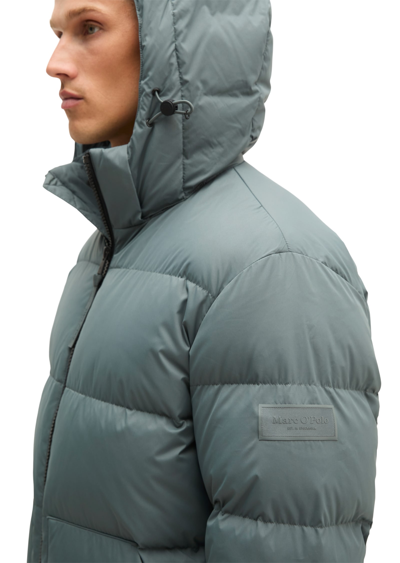Marc O'Polo Daunenjacke mit weiten-verstellbarem Saum und abnehmbarer Lapuze