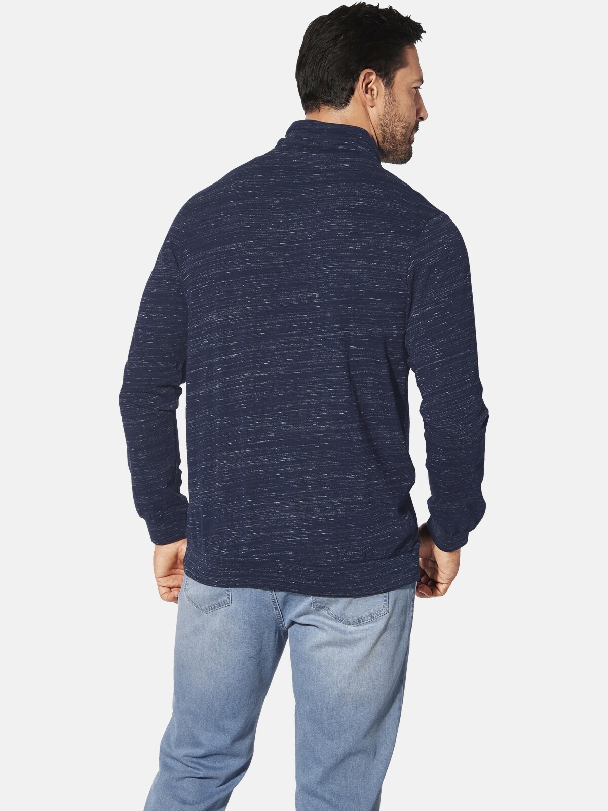 Jan Vanderstorm Sweatshirt »Sweatshirt KERVIK«, (1 tlg.), mit weitem Kragen
