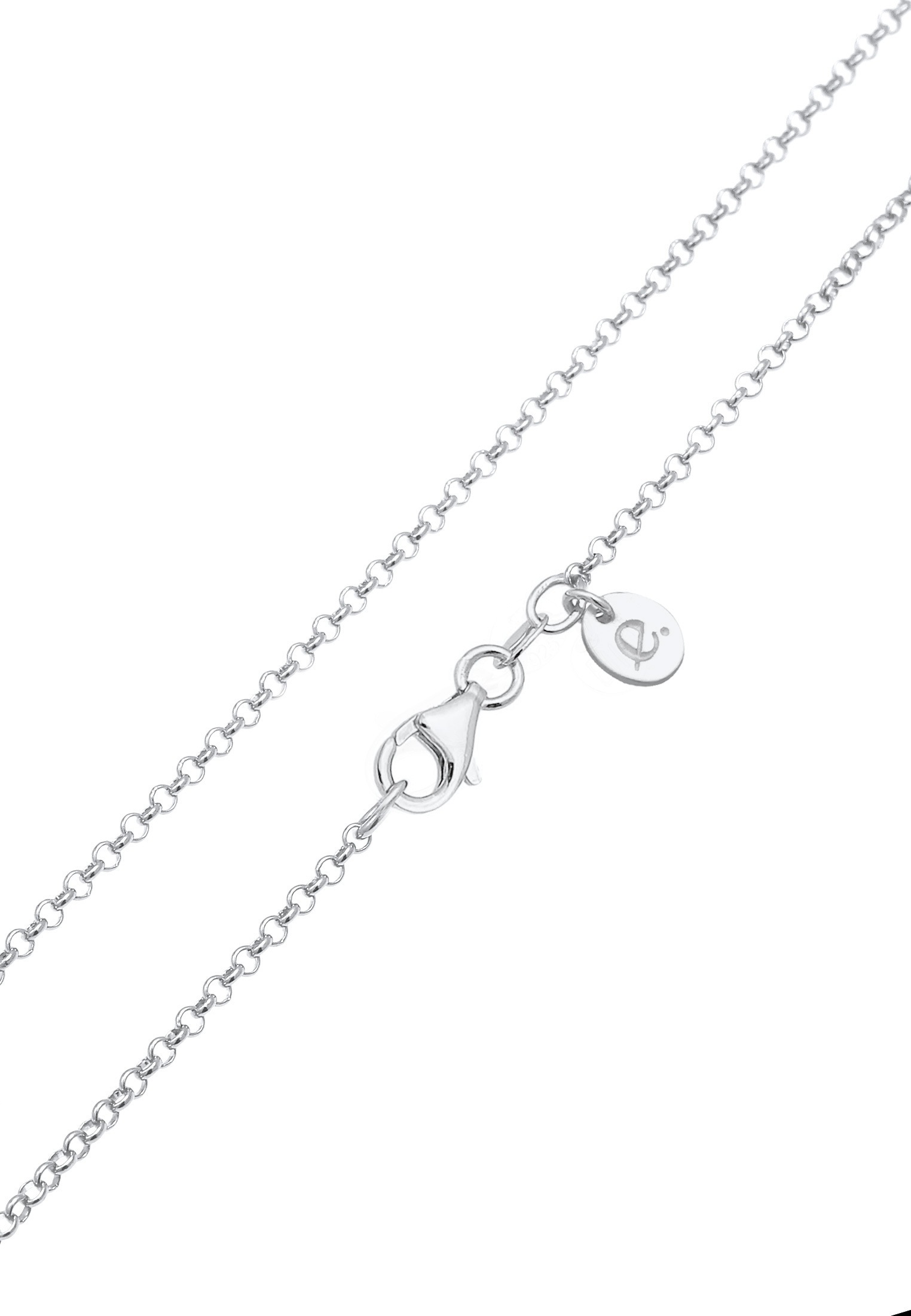 Elli Premium Y-Kette »Halskette Y-Halskette Glas Kristalle Weiß 925 Sterling Silber«