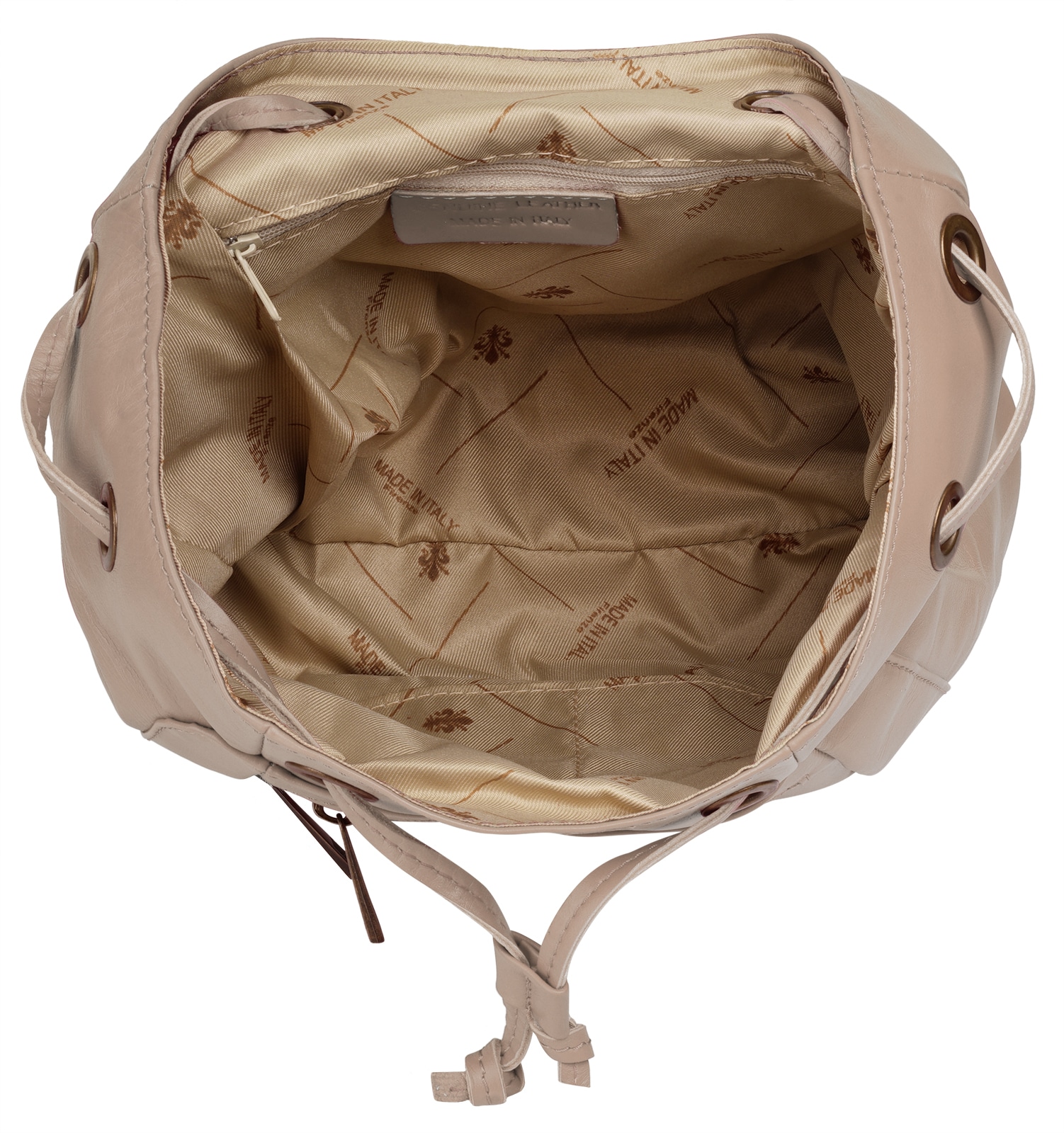 Samantha Look Cityrucksack, echt Leder, Made in Italy