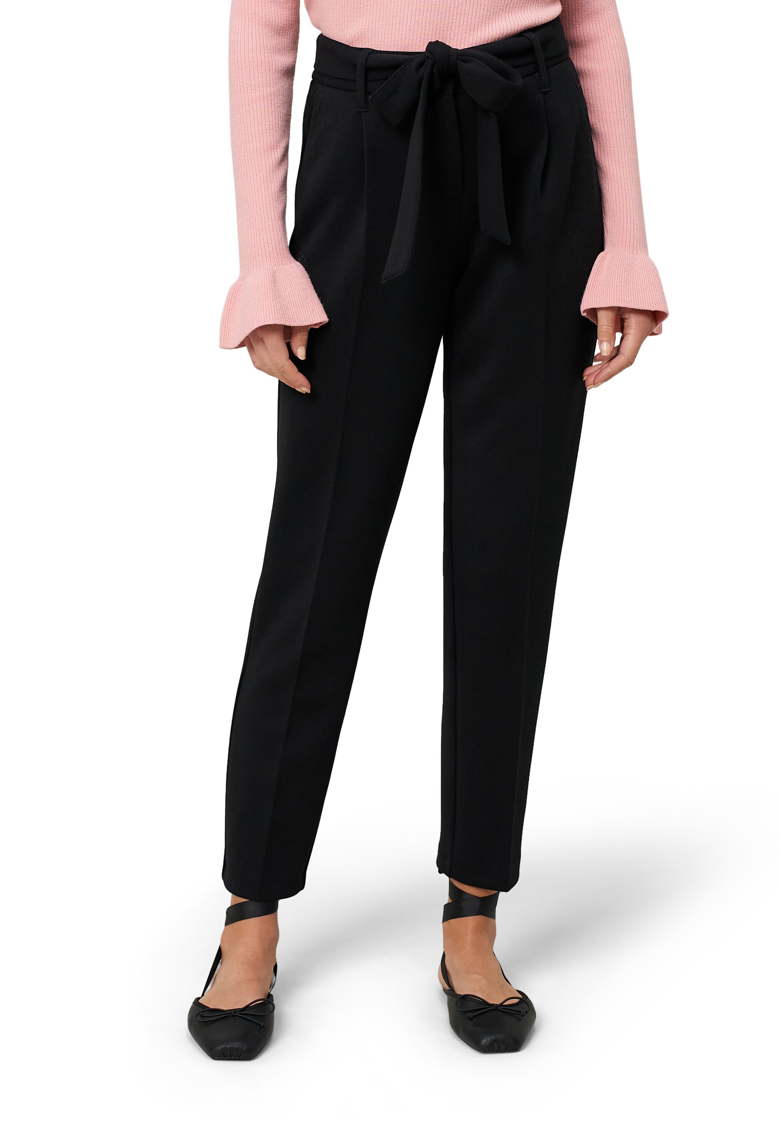 Zero Stoffhose »Stoffhose mit Bindegürtel 28 Inch«