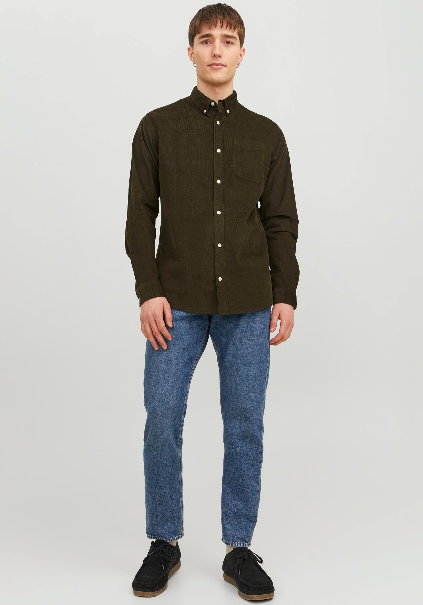 Jack & Jones Langarmhemd »JJECLASSIC CORD SHIRT LS SN«, aus Cord