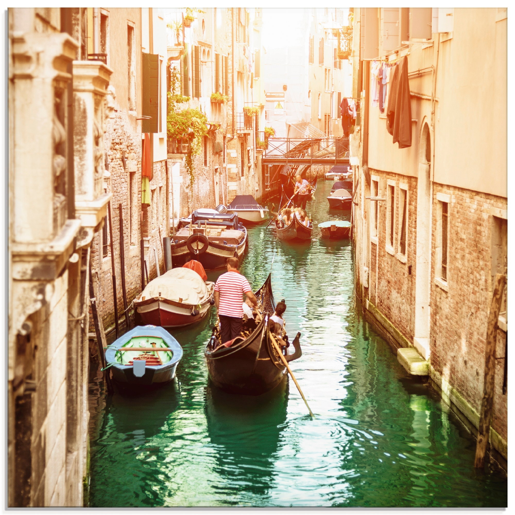 Artland Glasbild »Venedig Kanal«, Italien, (1 St.), in verschiedenen Größen kaufen