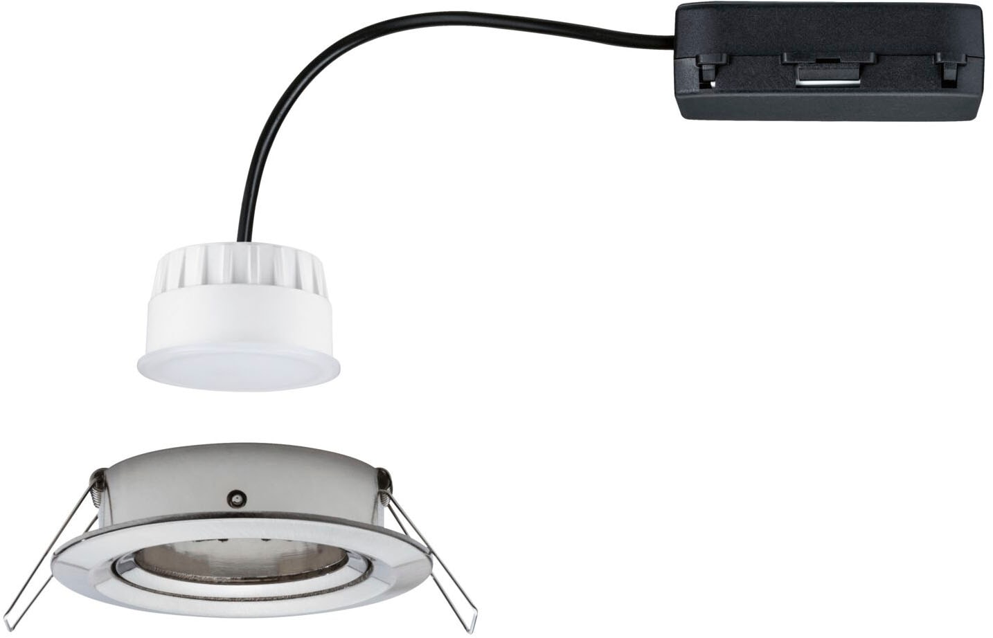 Paulmann LED Einbauleuchte »LED Einbauleuchte Nova Coin rund 84mm 50°« LED-Modul 1 Stk. Tageslichtweiß Memoryfunktion, Farbwechsler, Farbsteuerung, Dimmer, Smart Home